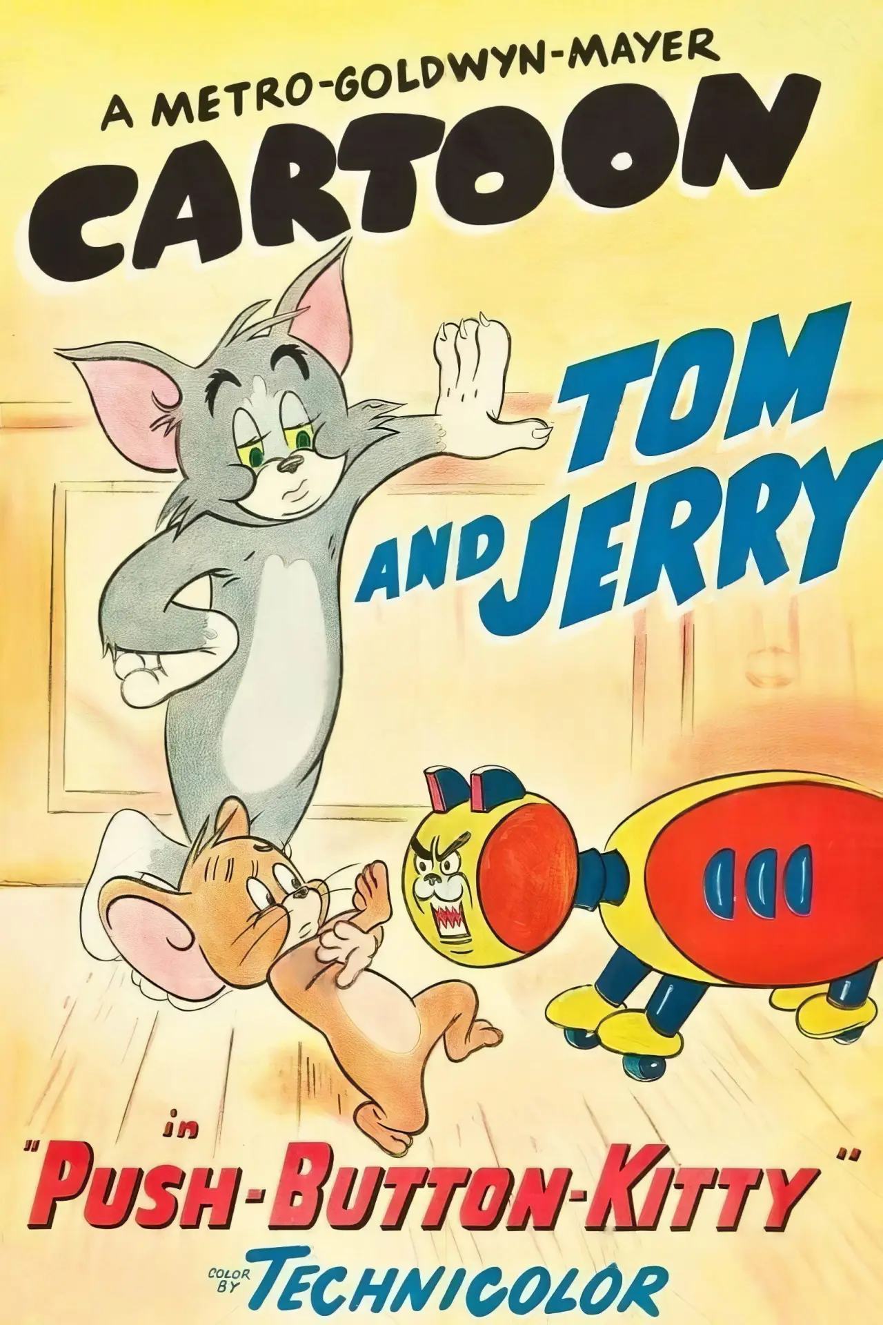 Movie poster "Push-Button Kitty"