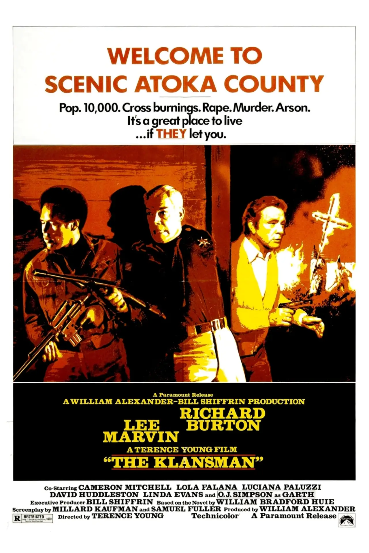 Movie poster "The Klansman"