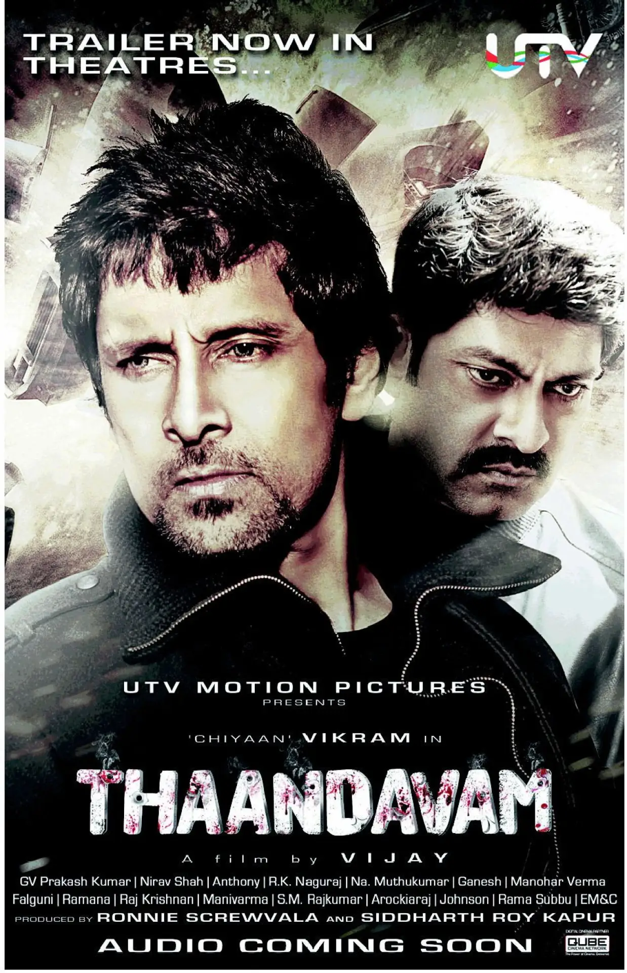 Movie poster "Thaandavam"
