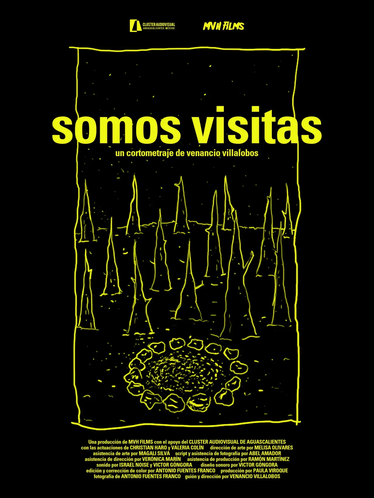 Movie poster "We are visits"
