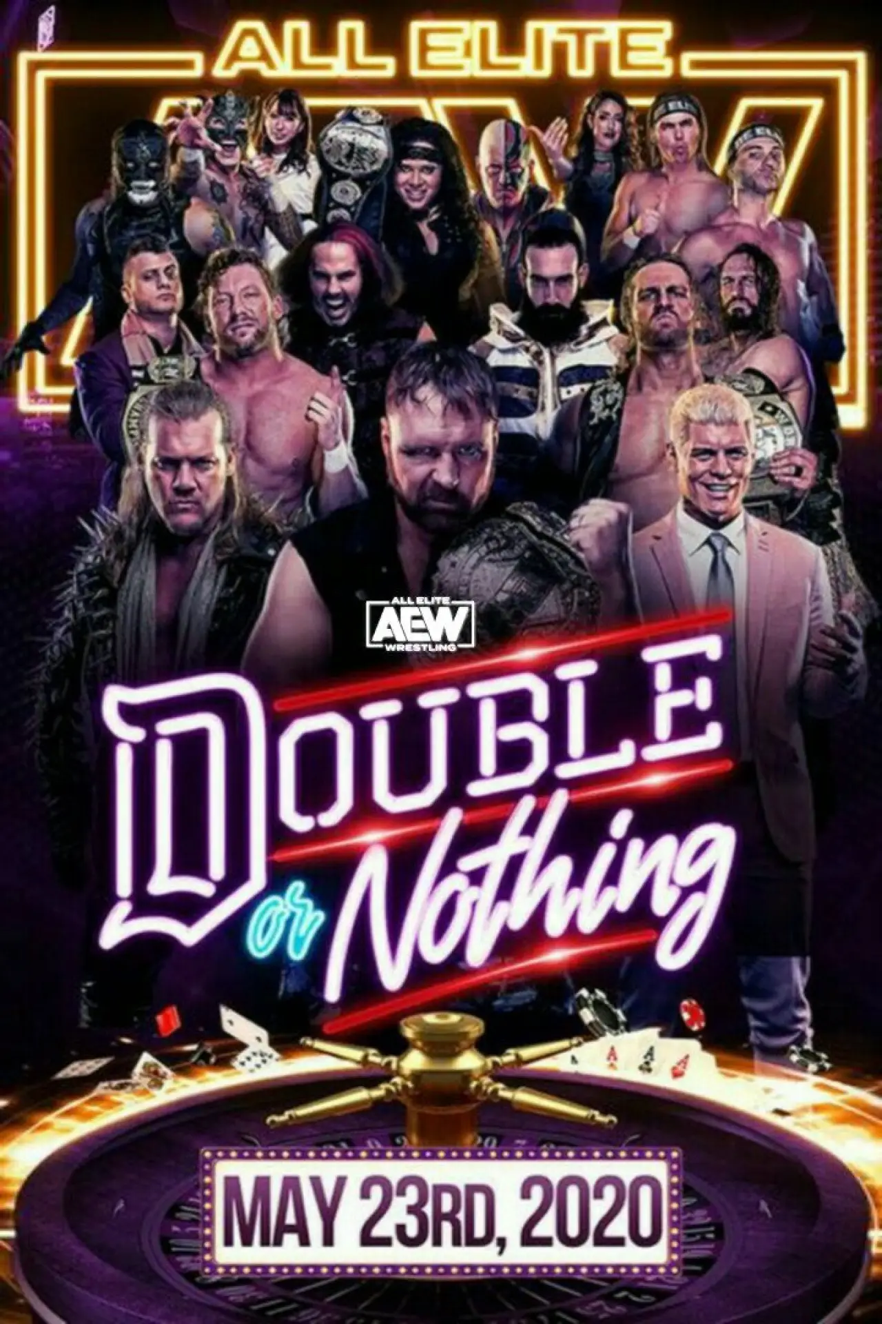 Movie poster "AEW Double or Nothing 2020"