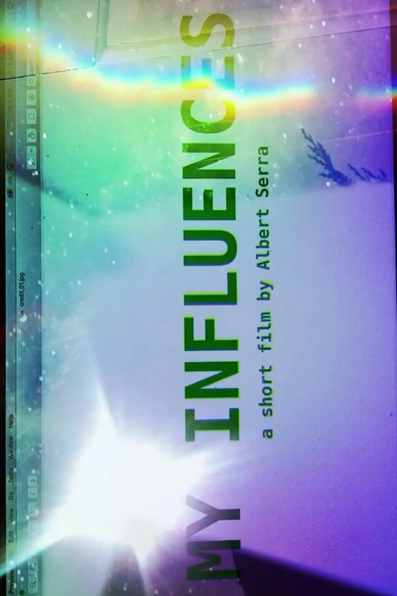 Movie poster "My Influences"