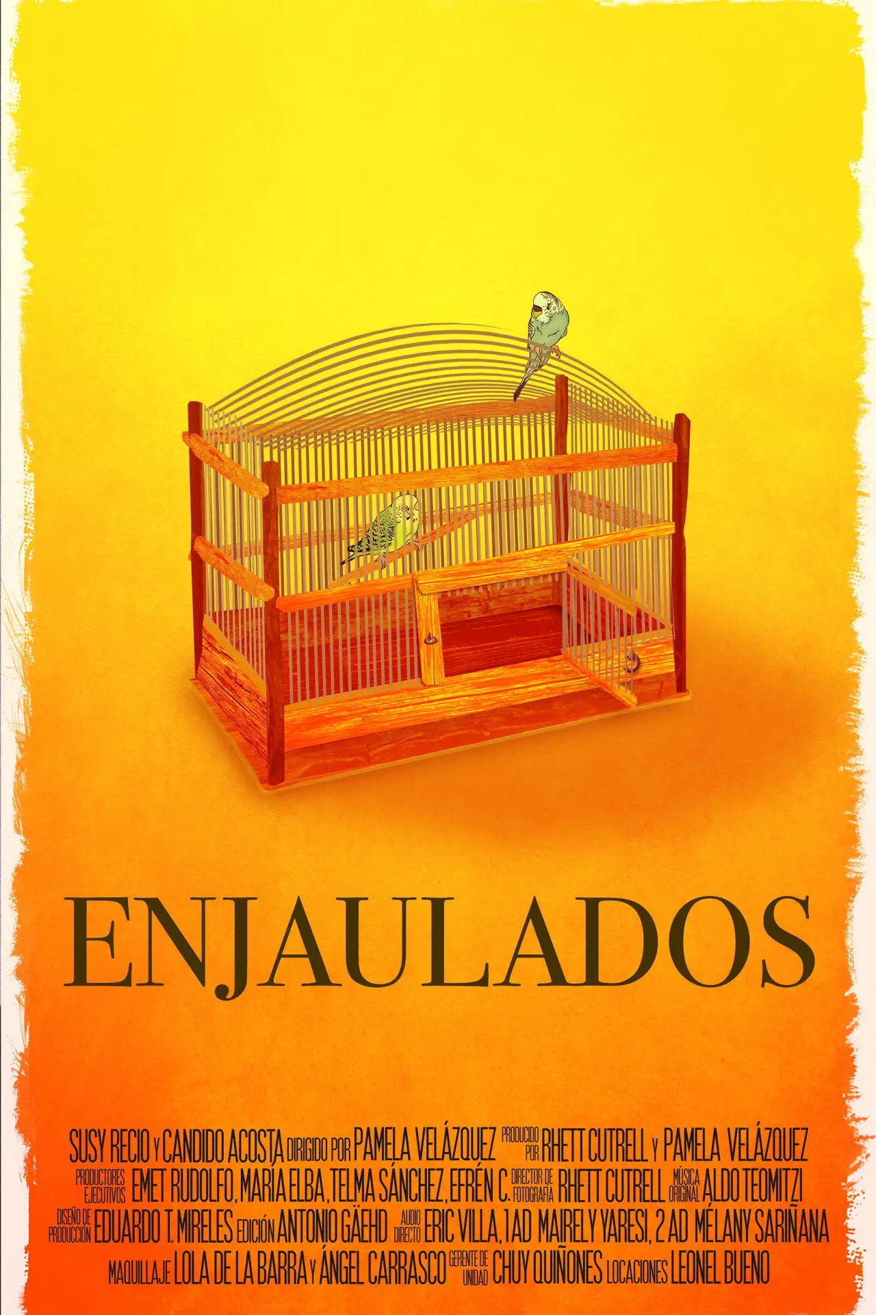 Movie poster "Enjaulados"