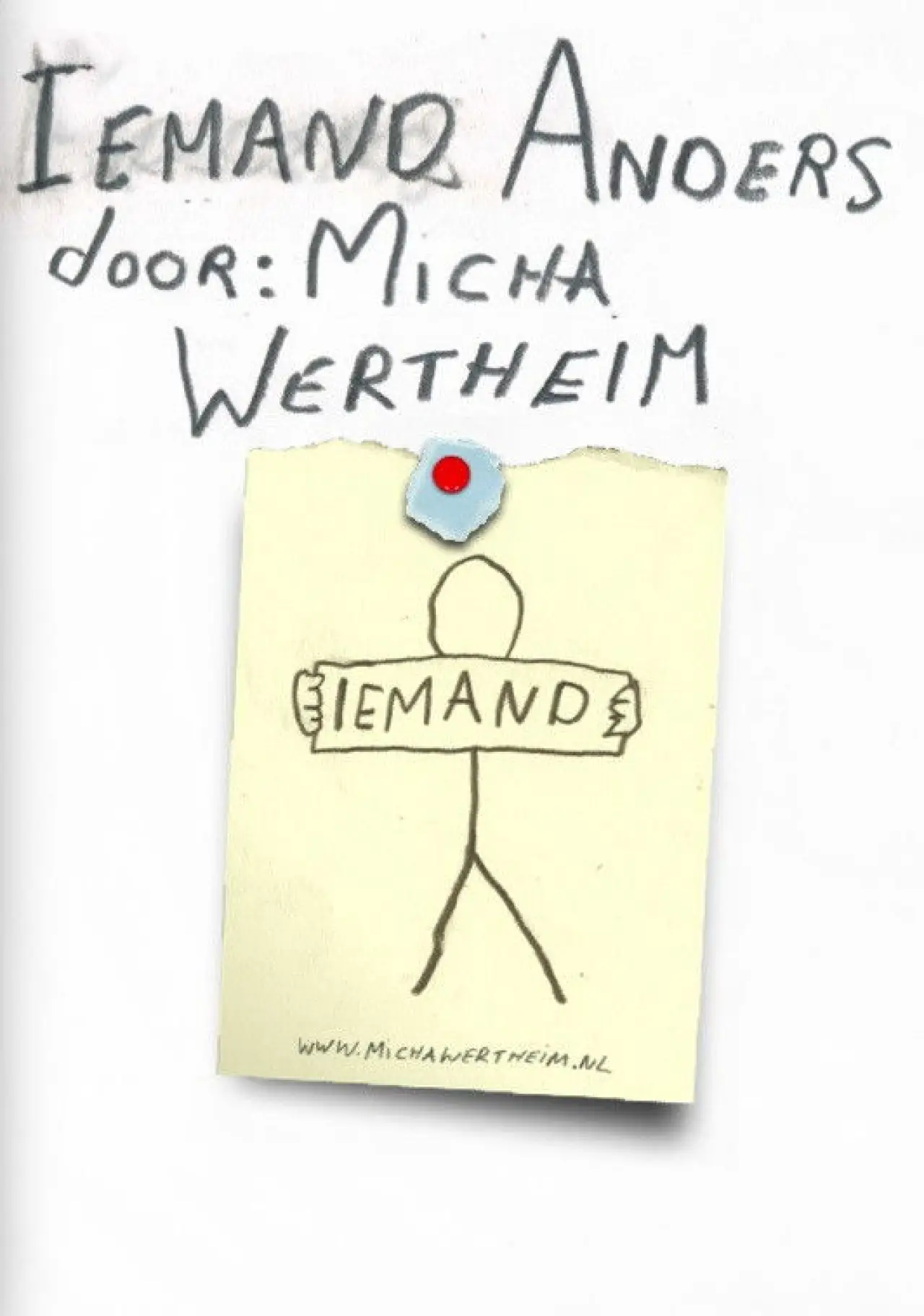 Movie poster "Micha Wertheim: Someone Else"