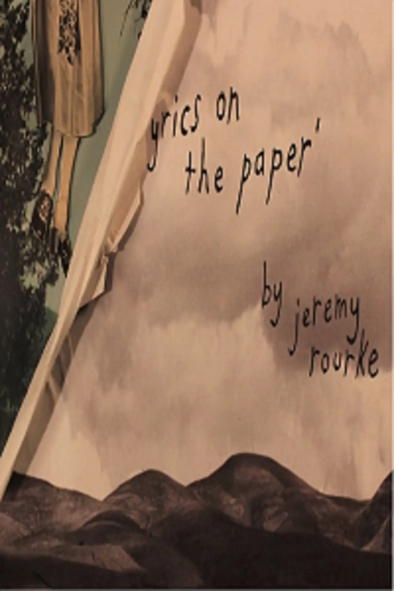 Movie poster "lyrics on the paper"