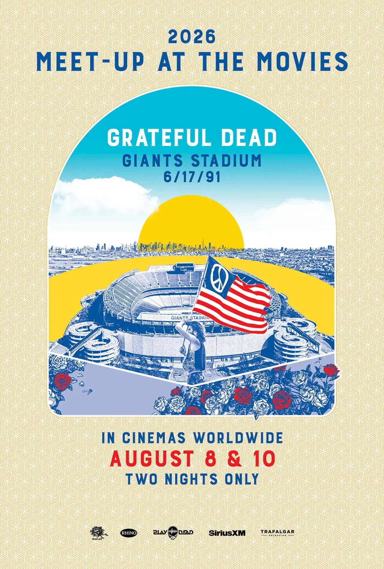 Movie poster "Grateful Dead: Giants Stadium 1991"