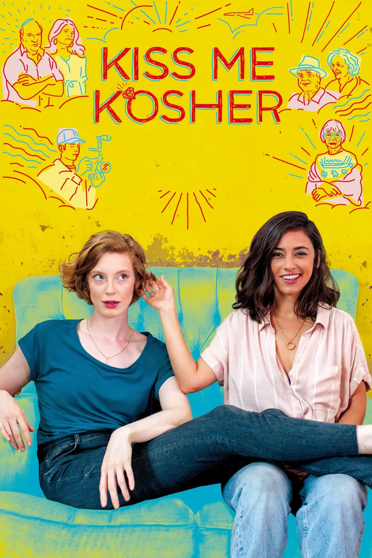 Movie poster "Kiss Me Kosher!"