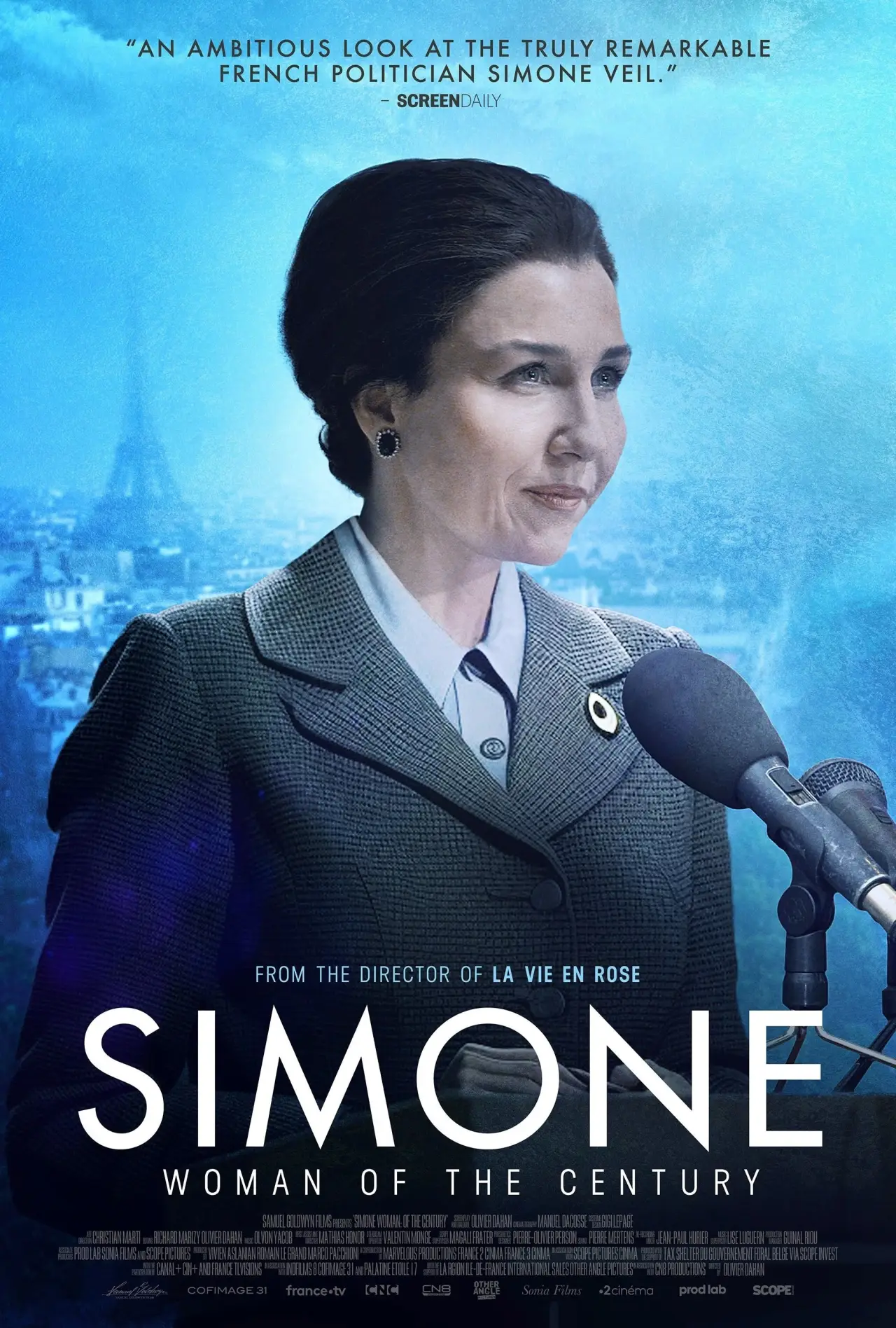Movie poster "Simone: Woman of the Century"