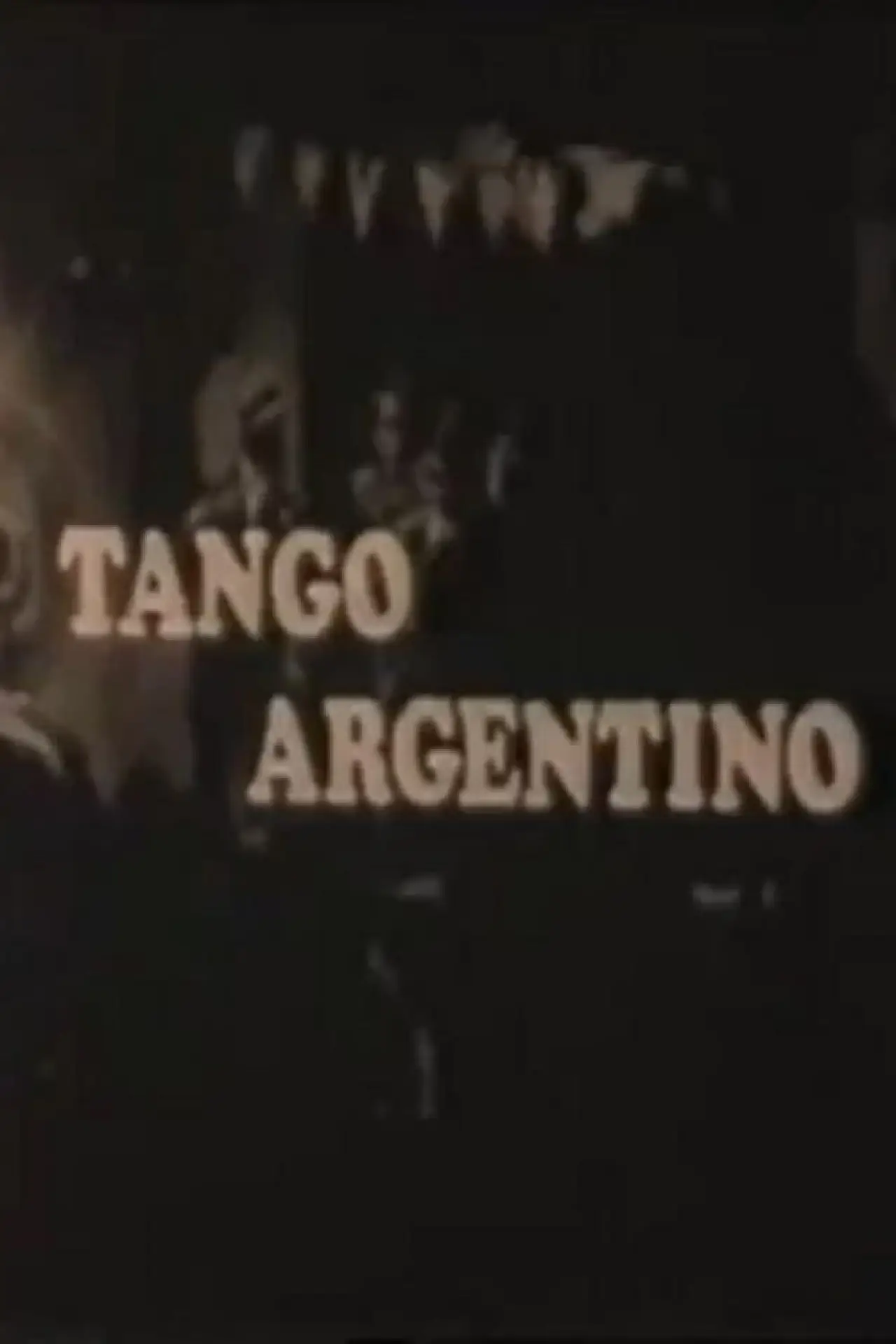Movie poster "Tango argentino"