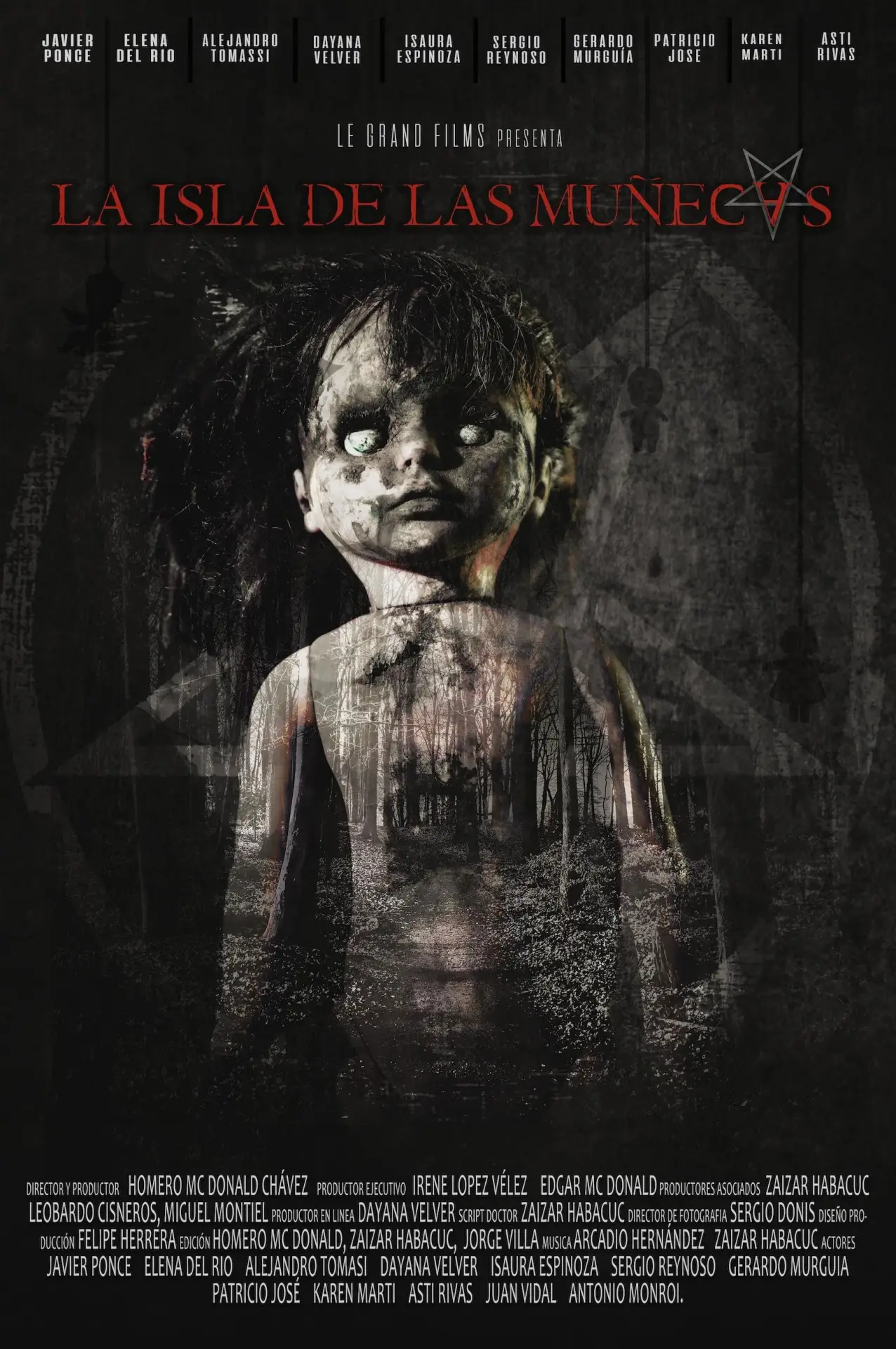 Movie poster "Island of the Dead Dolls"