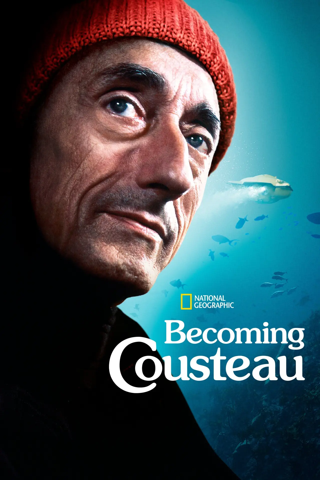 Movie poster "Becoming Cousteau"