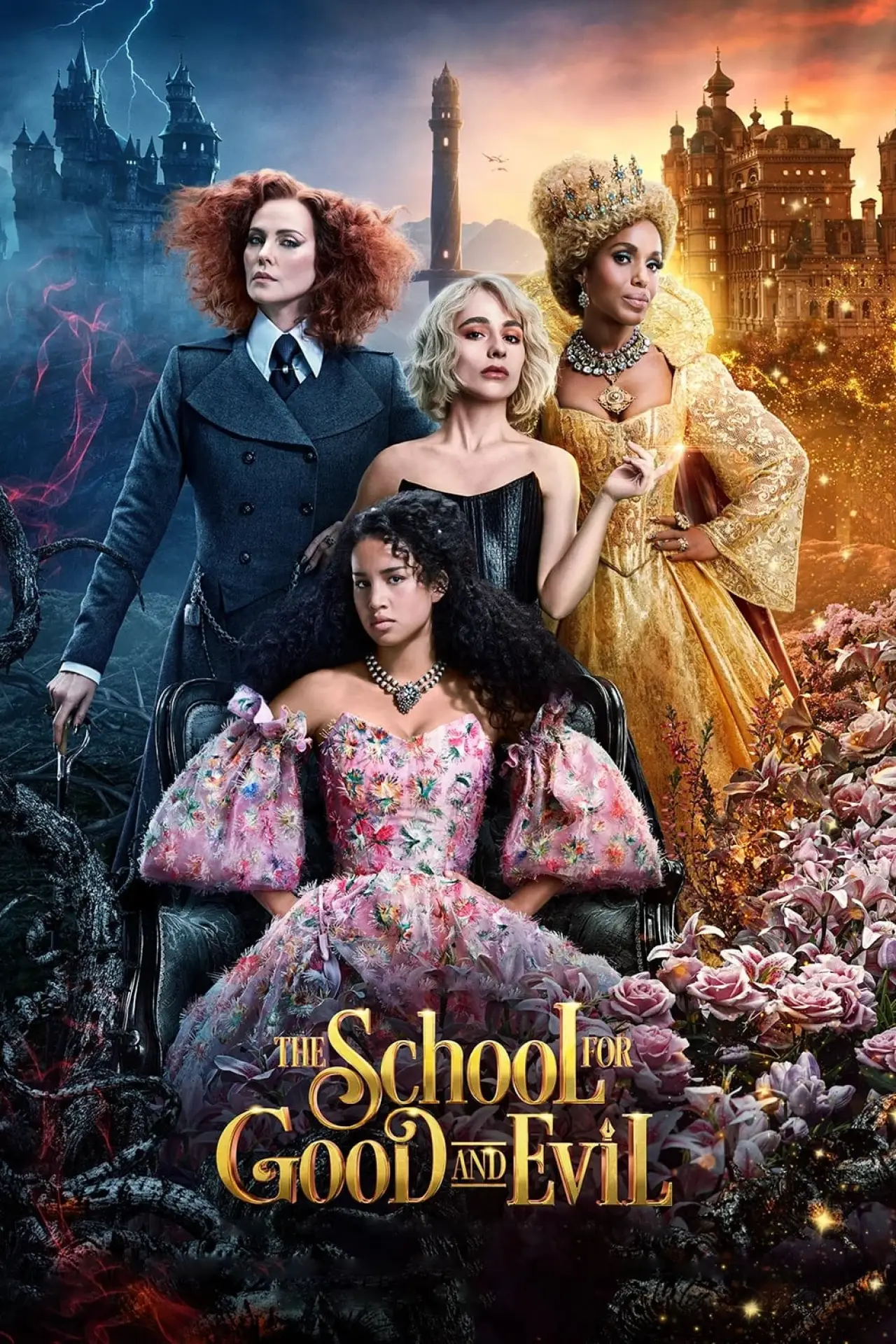 Movie poster "The School for Good and Evil"