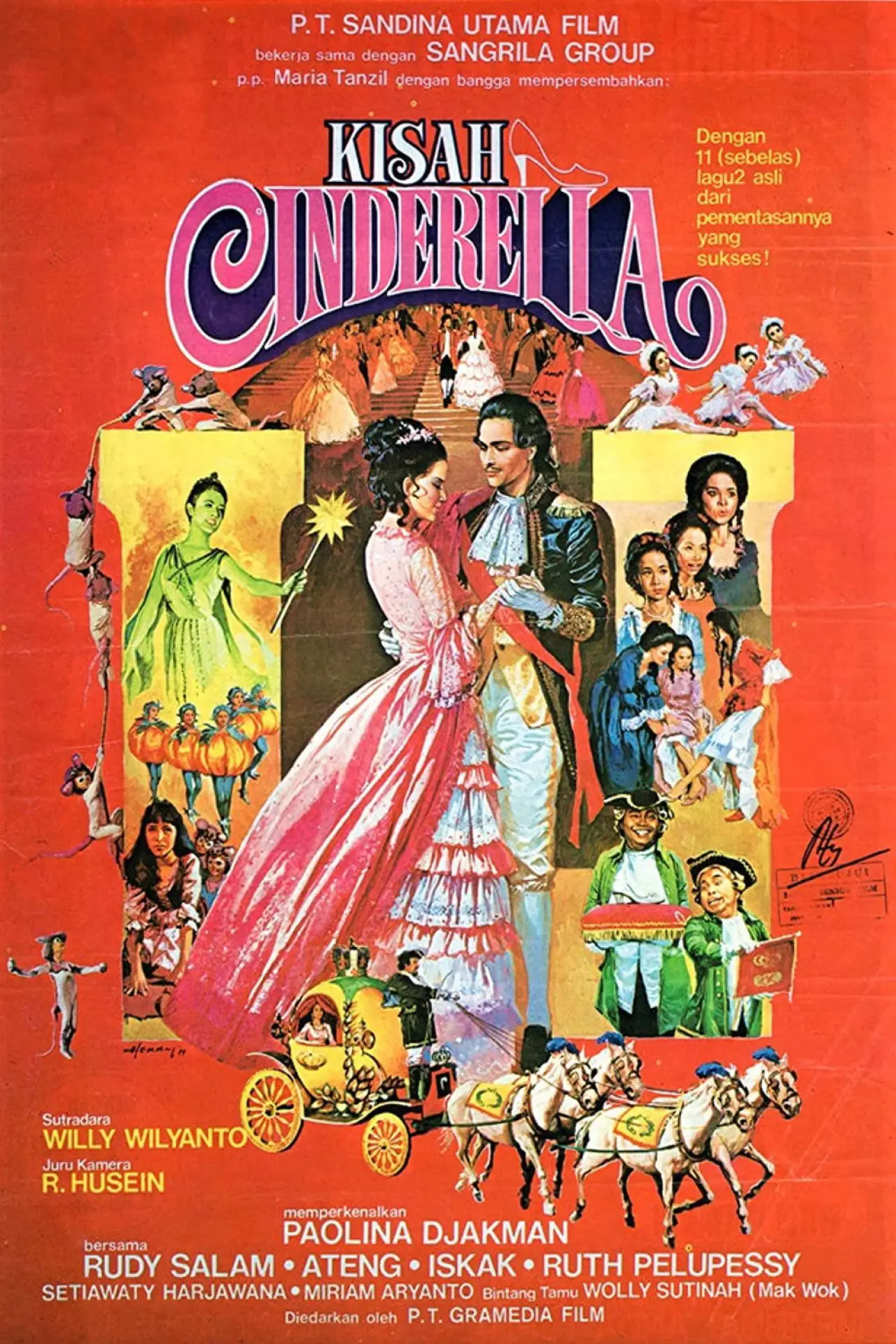 Movie poster "Kisah Cinderella"