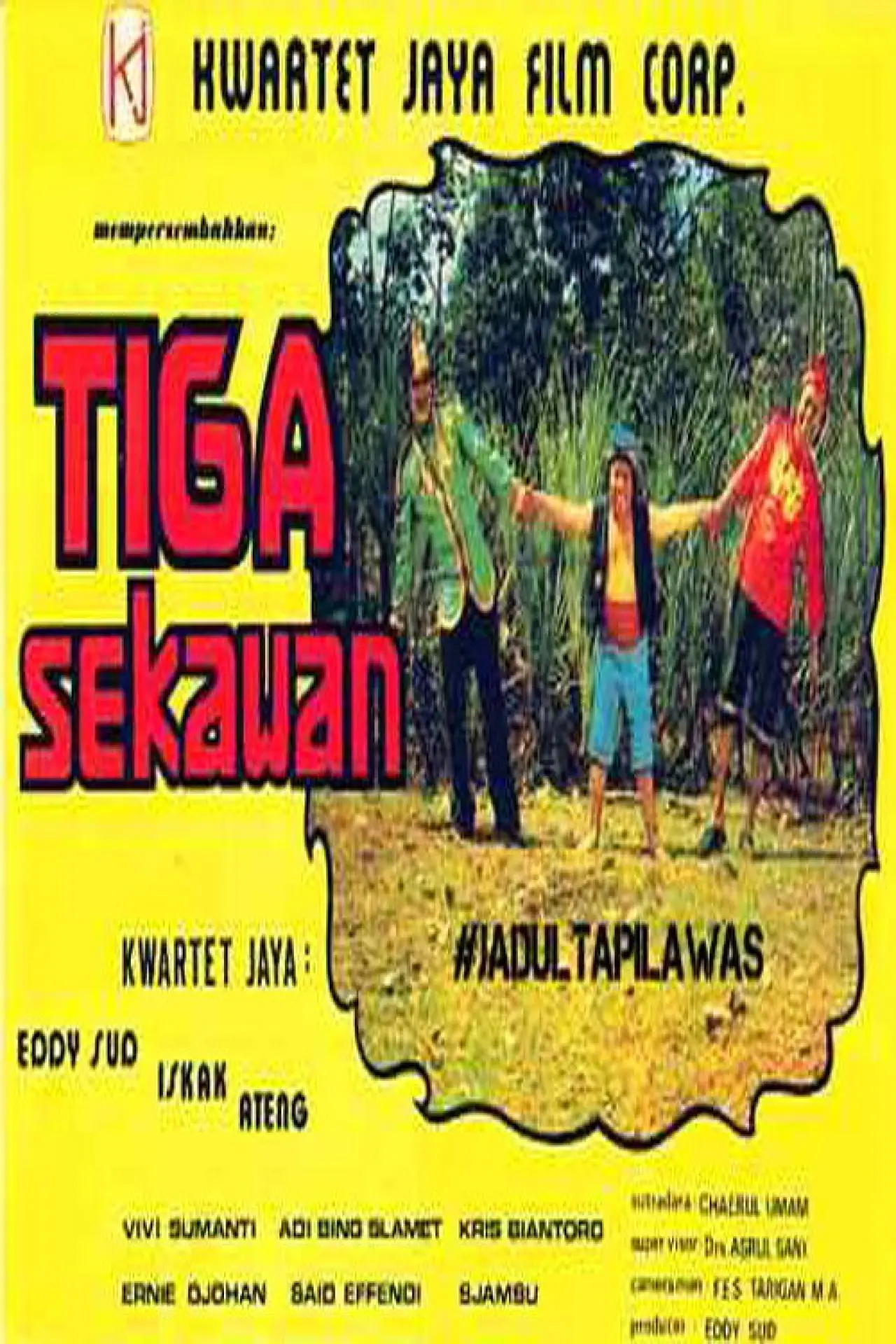 Movie poster "Tiga Sekawan"