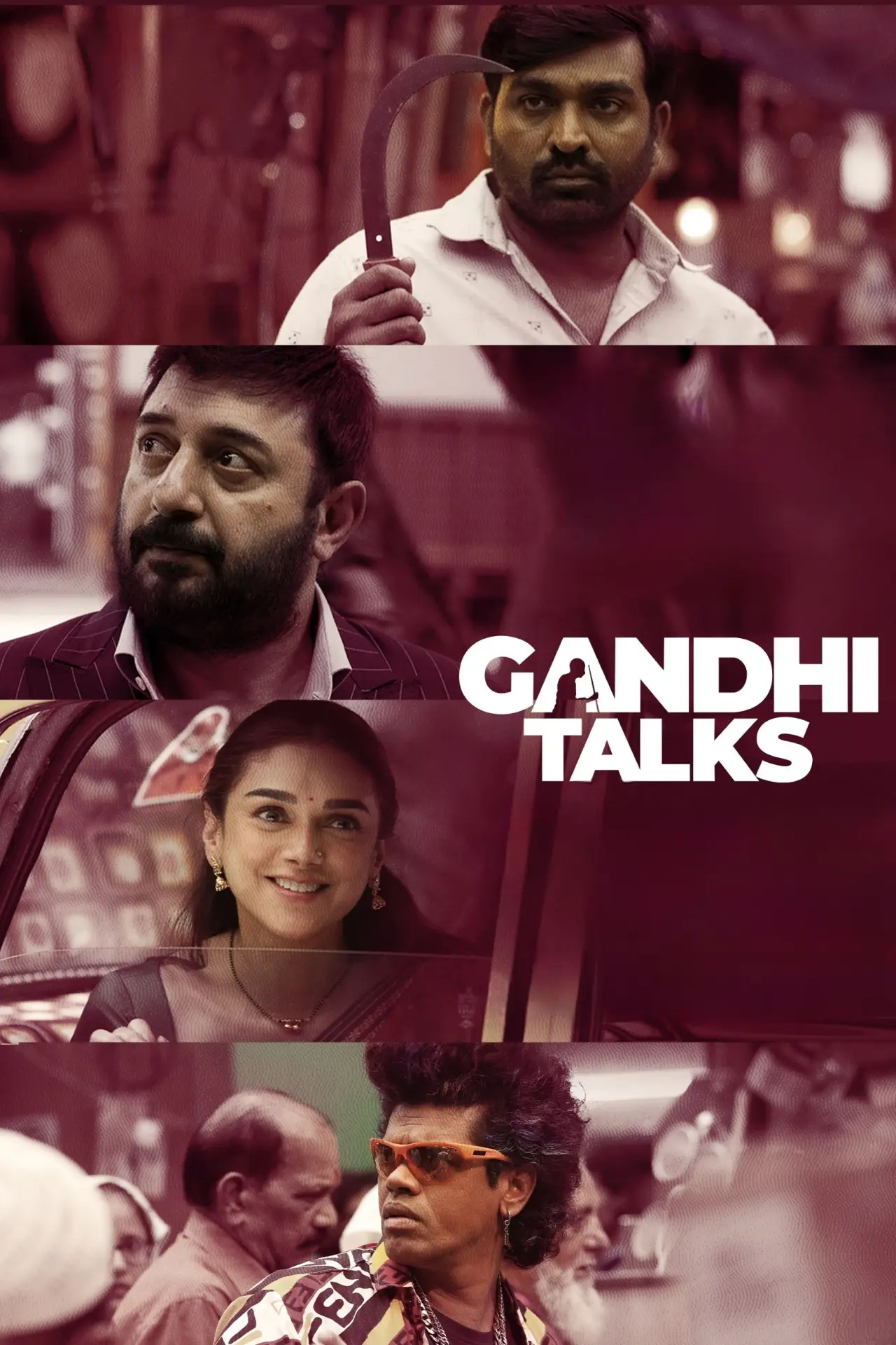 Movie poster "Gandhi Talks"