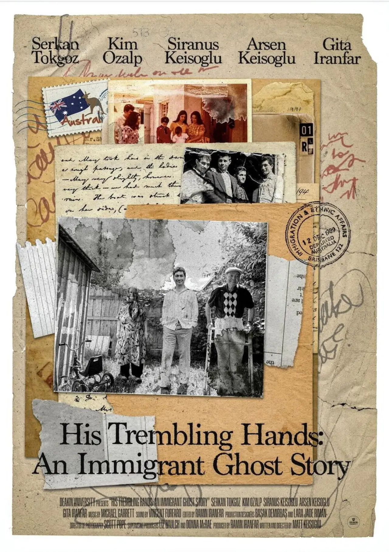 Movie poster "His Trembling Hands: An Immigrant Ghost Story"