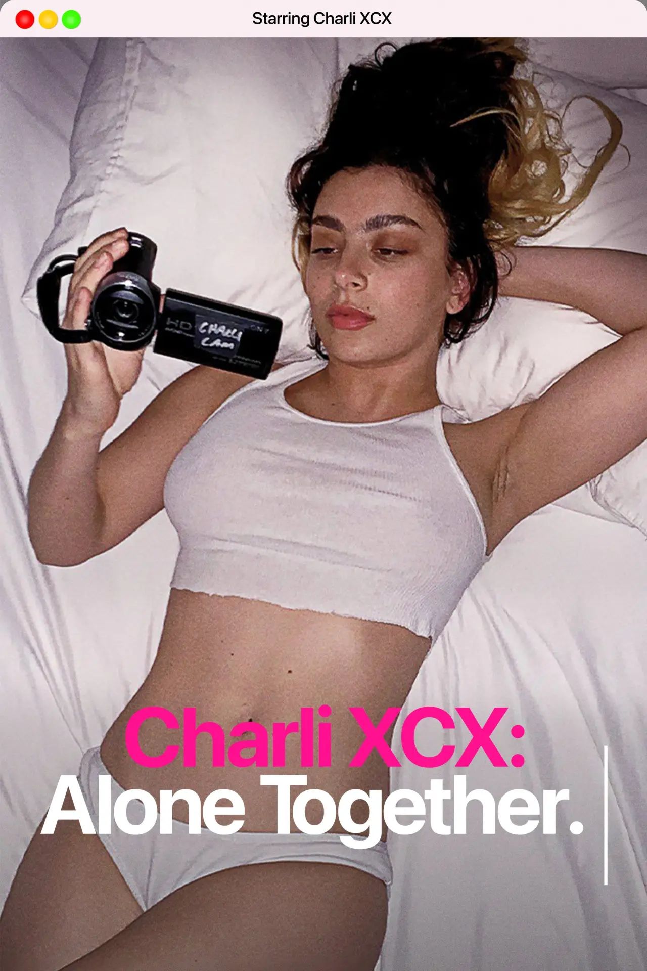Movie poster "Charli XCX: Alone Together"