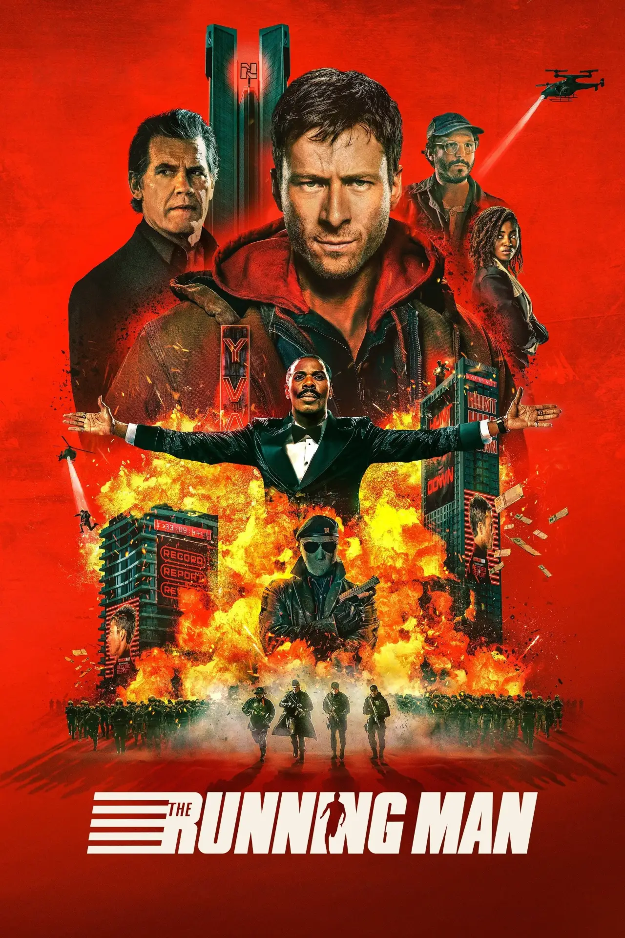 Movie poster "The Running Man"