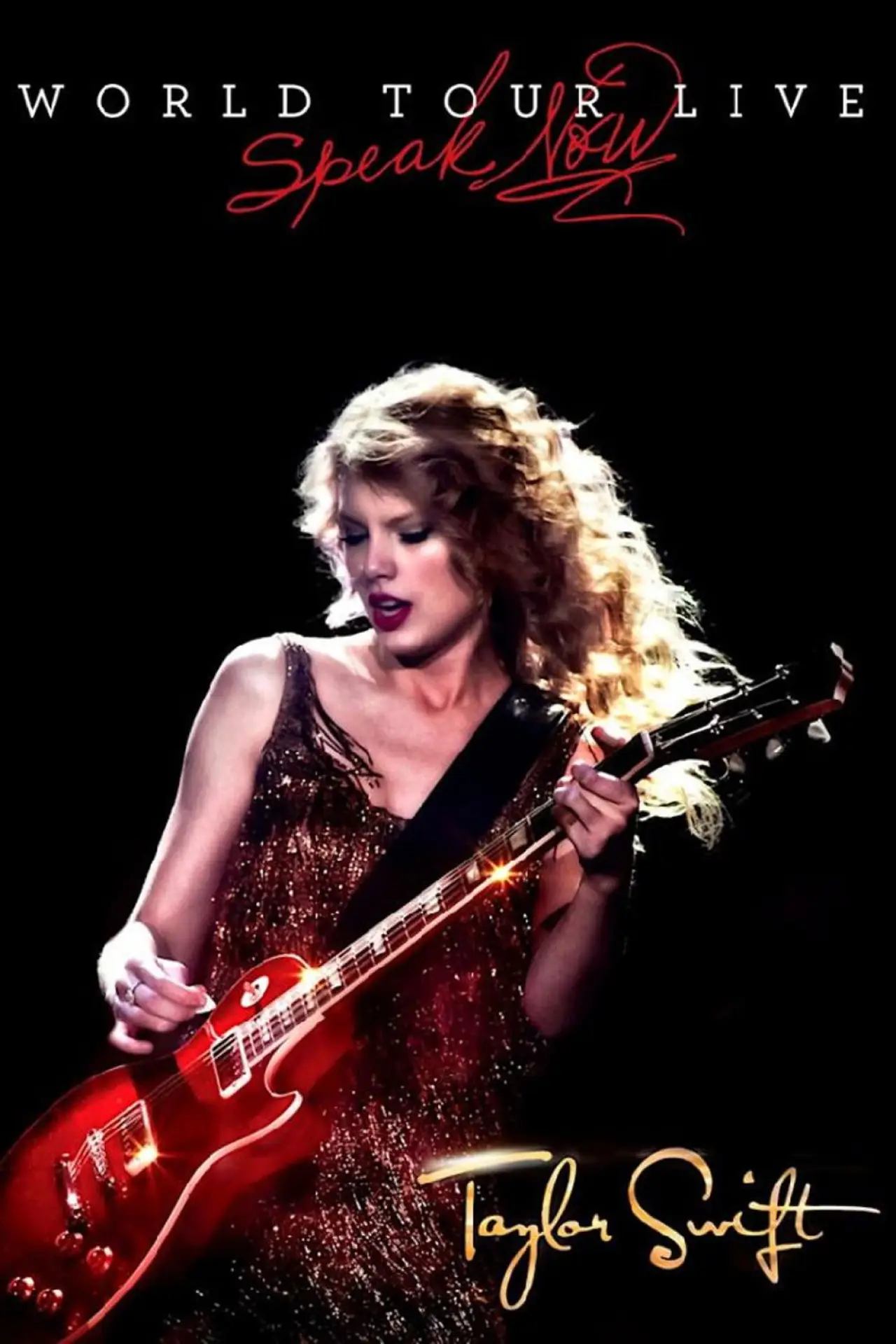 Movie poster "Taylor Swift: Speak Now World Tour Live"