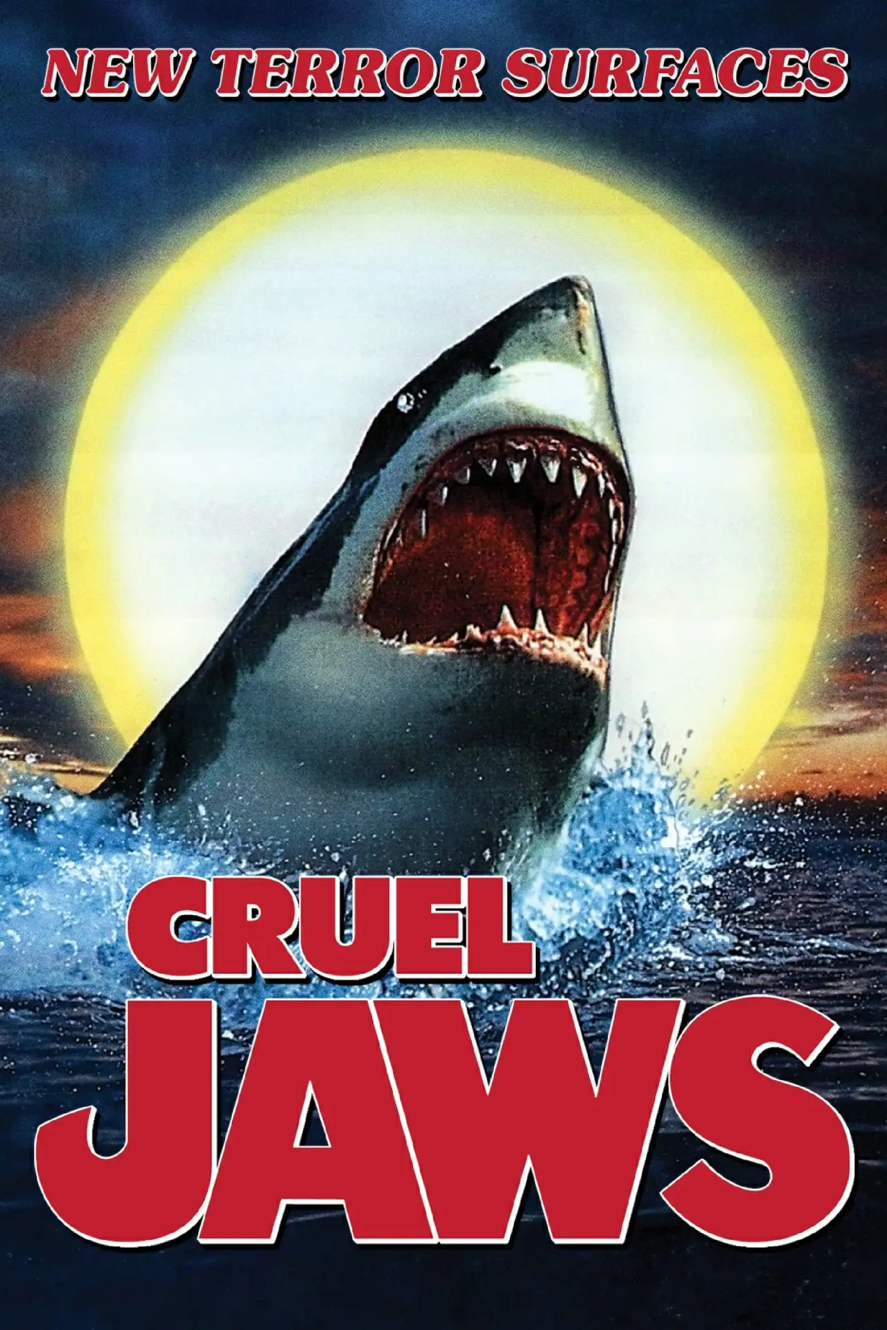 Movie poster "Cruel Jaws"
