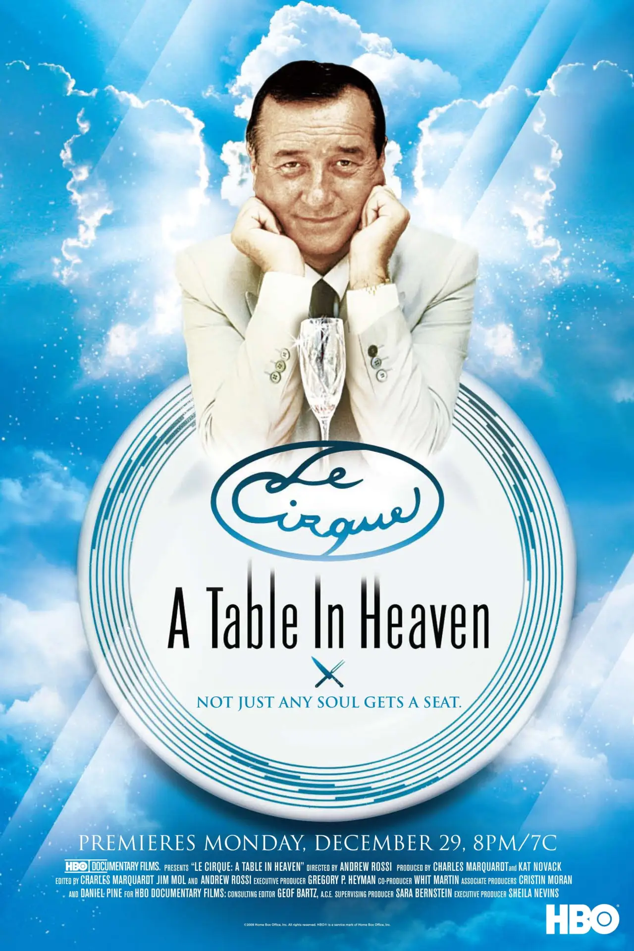 Movie poster "Le Cirque: A Table in Heaven"