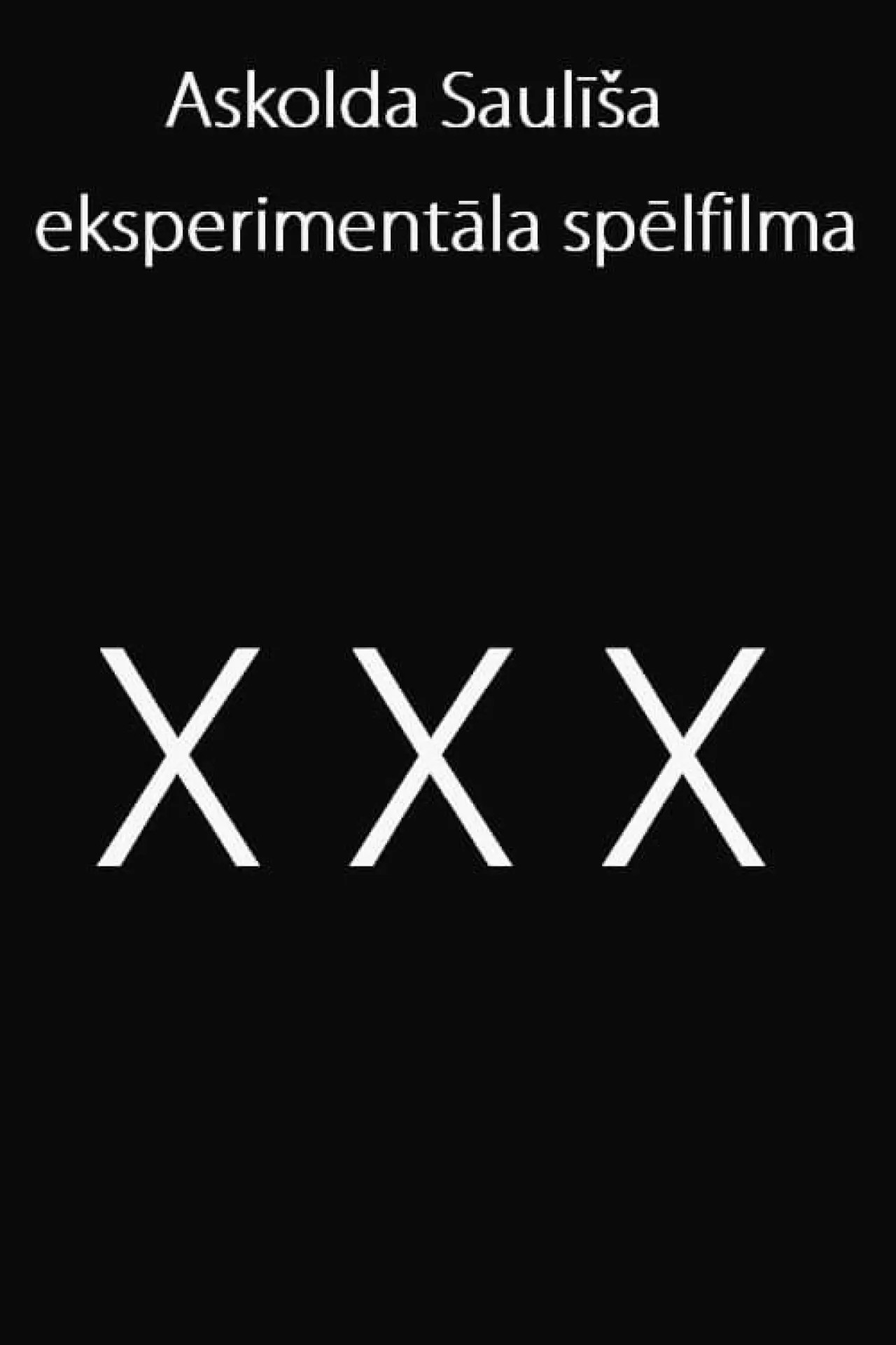 Movie poster "XXX"