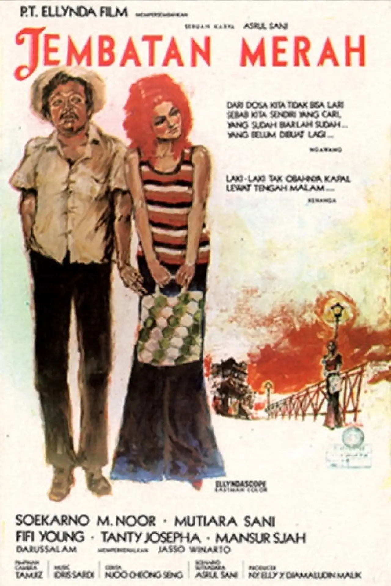 Movie poster "Jembatan Merah"