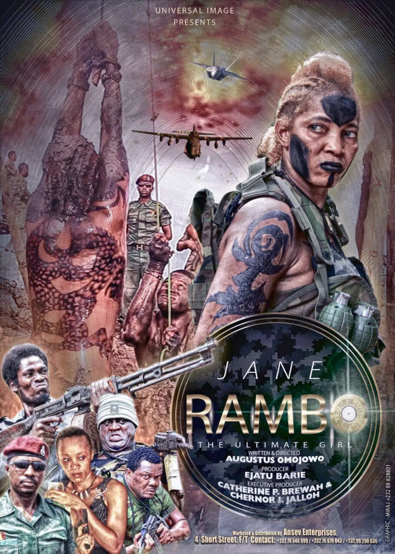 Movie poster "Jane Rambo"