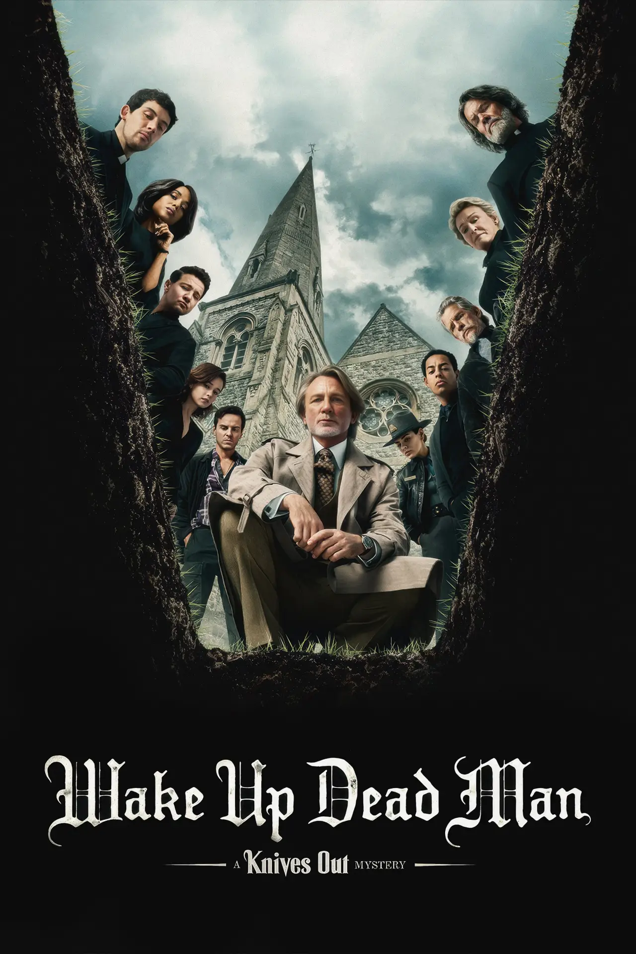 Movie poster "Wake Up Dead Man: A Knives Out Mystery"