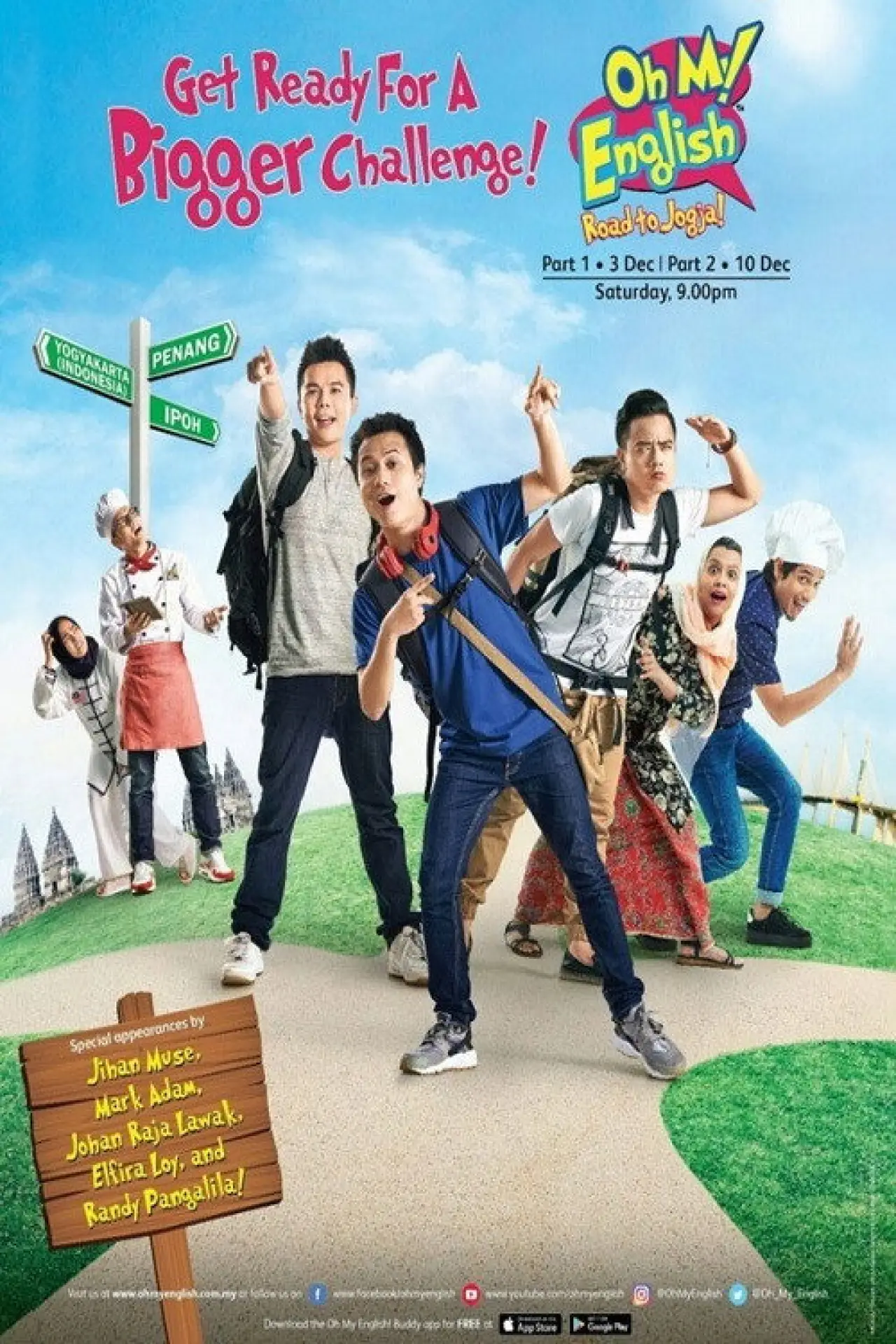 Movie poster "Oh My English Road To Jogja : Part 1"