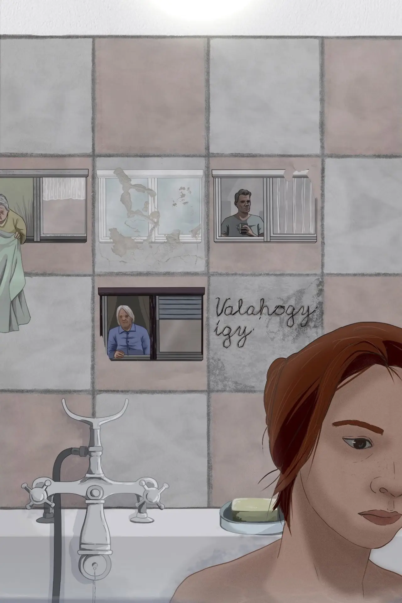 Movie poster "Valahogy így"
