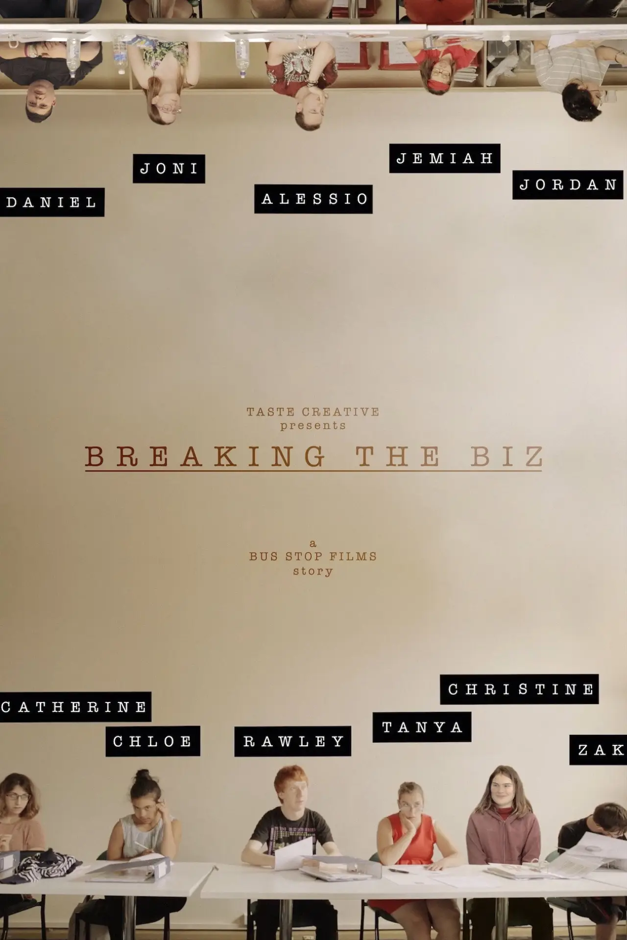 Movie poster "Breaking the Biz: A Bus Stop Films Story"