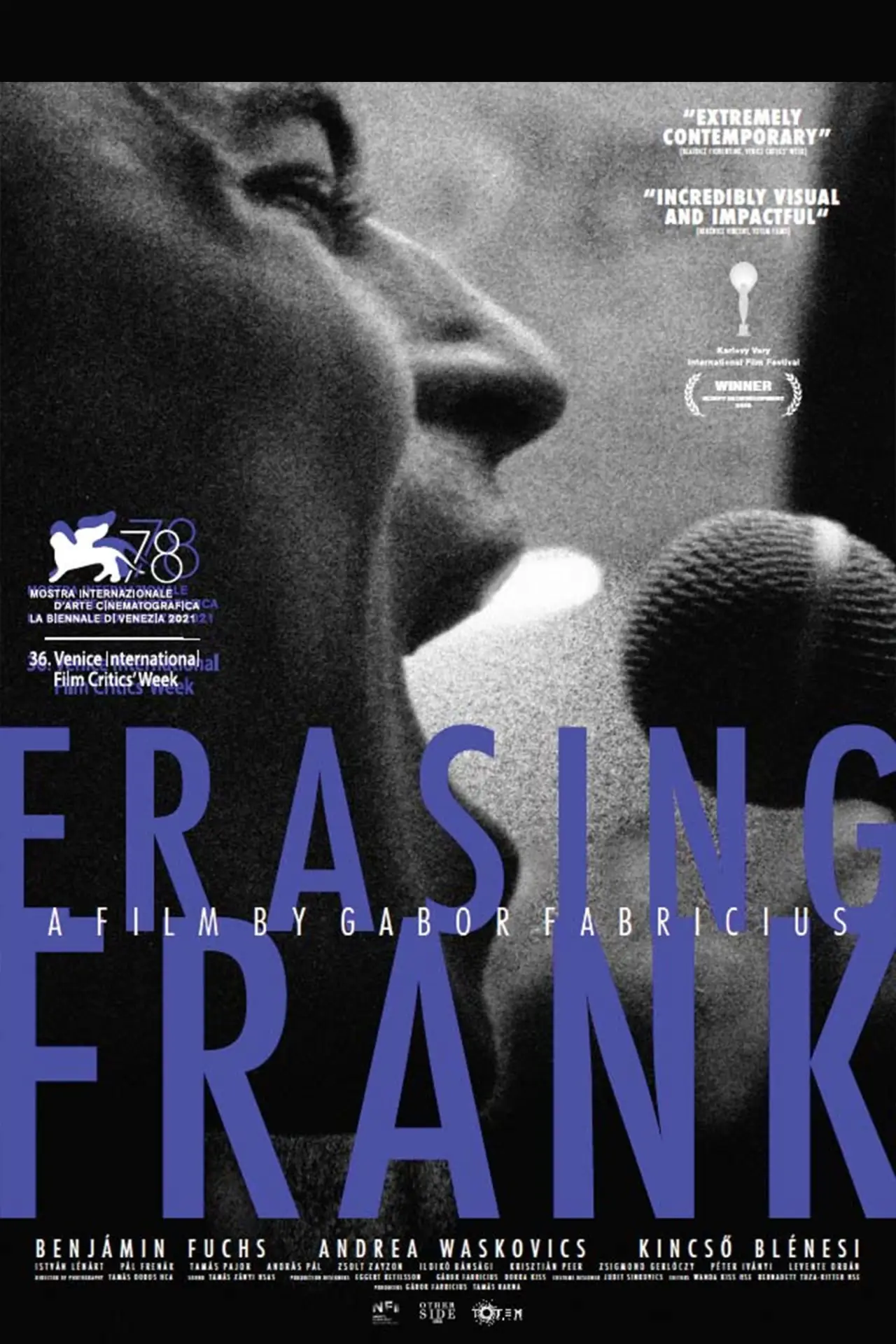 Movie poster "Erasing Frank"