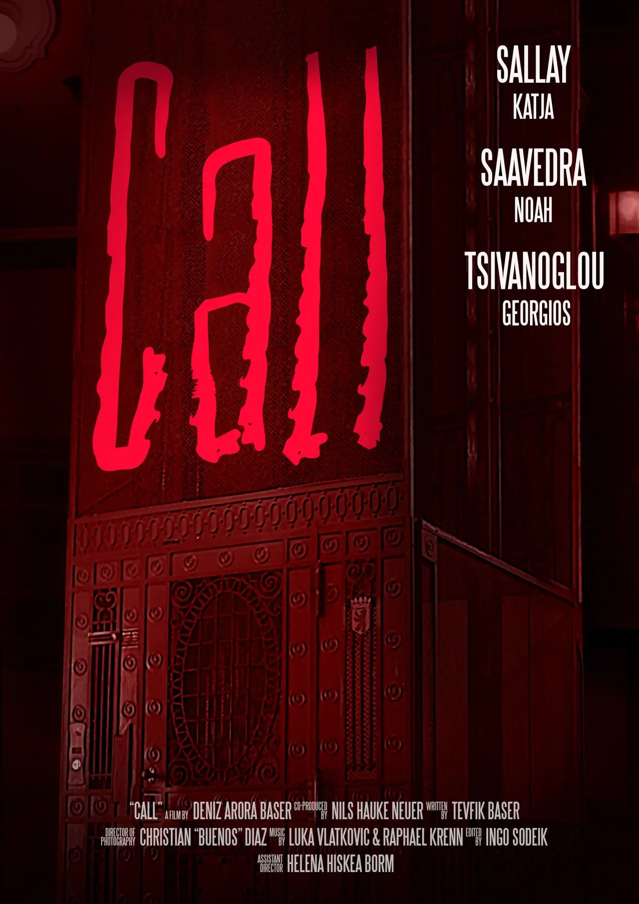 Movie poster "Call"
