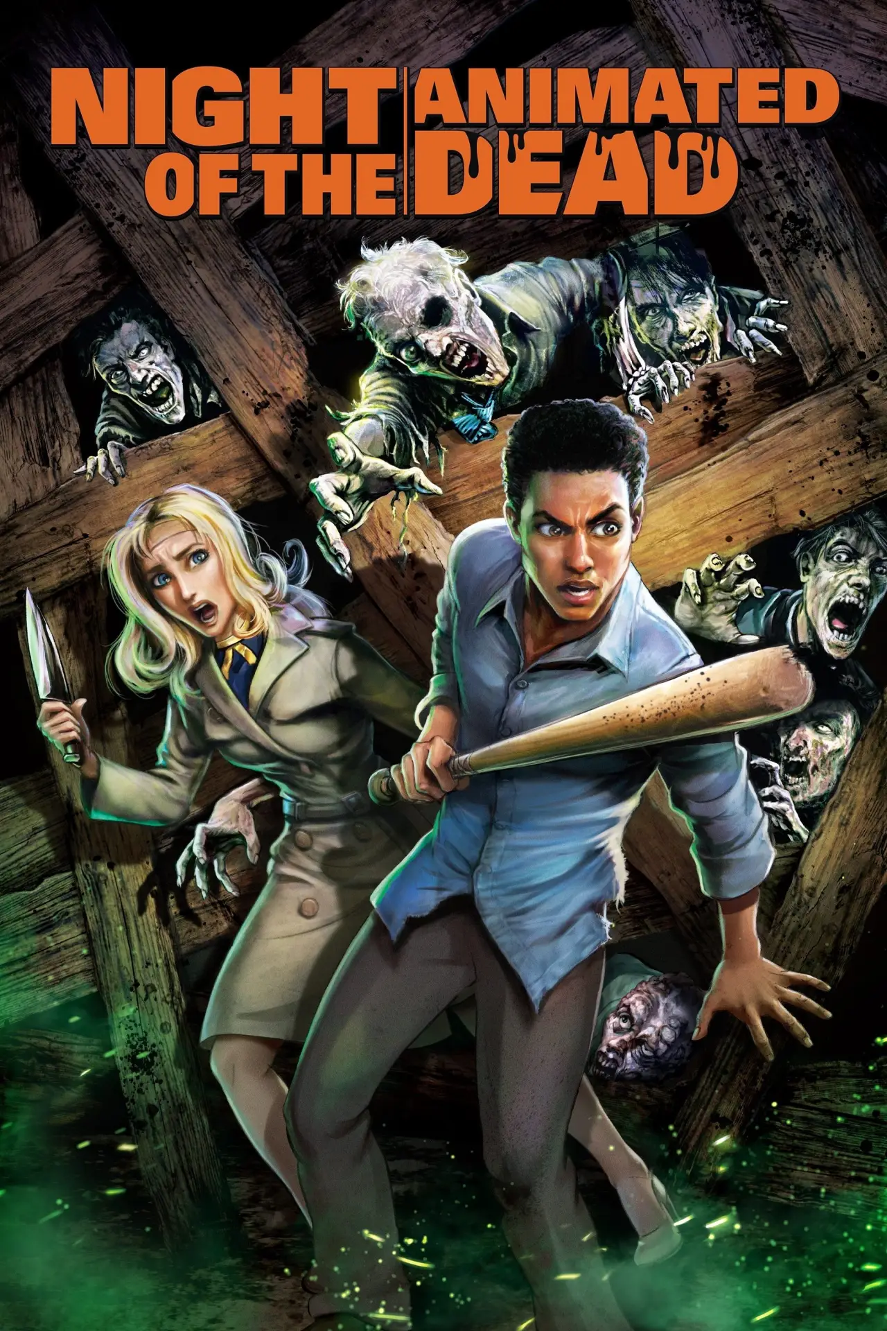 Movie poster "Night of the Animated Dead"