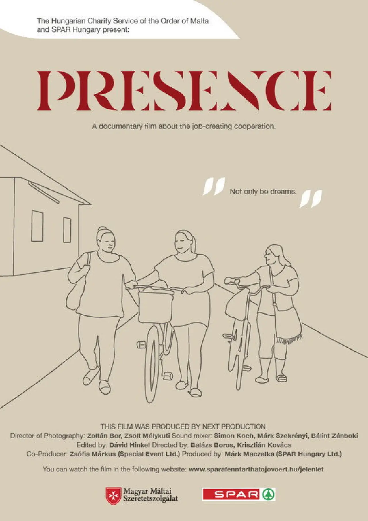 Movie poster "PRESENCE"