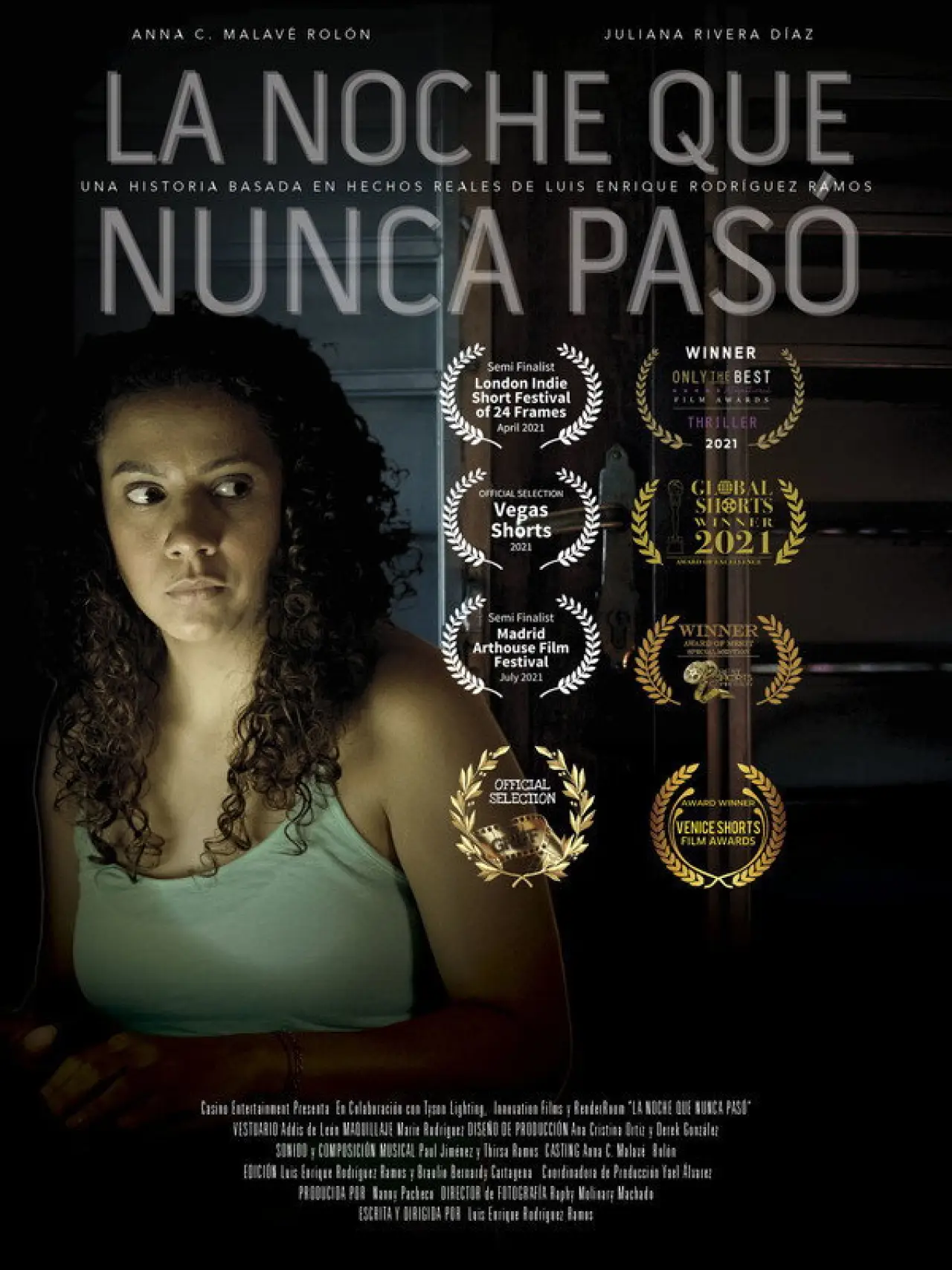 Movie poster "The Night That Never Happened"