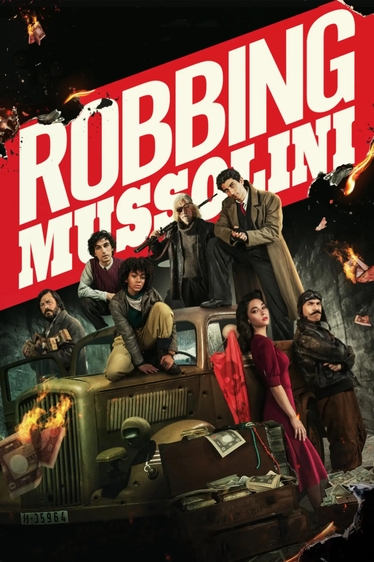 Movie poster "Robbing Mussolini"