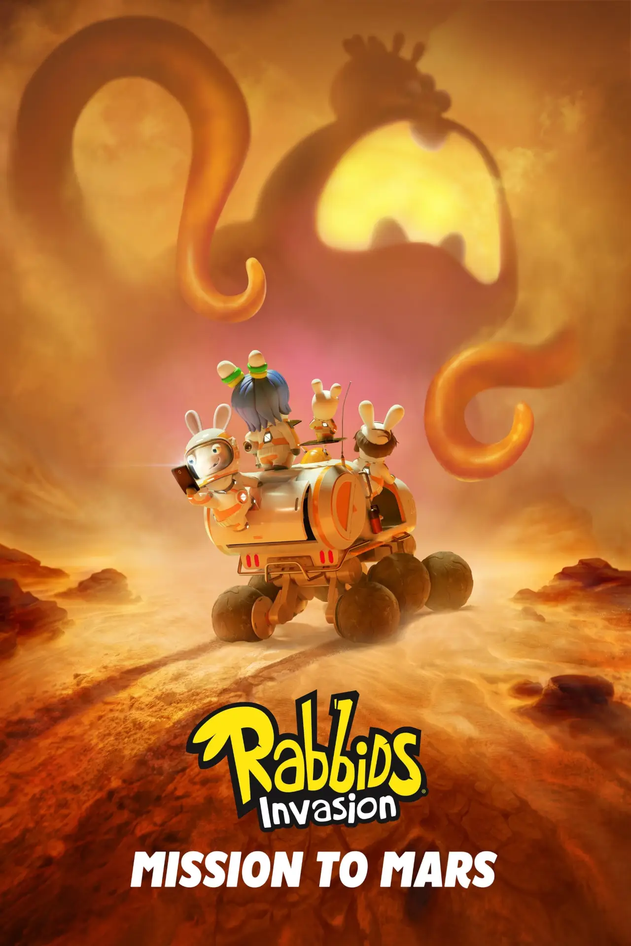 Movie poster "Rabbids Invasion: Mission To Mars"
