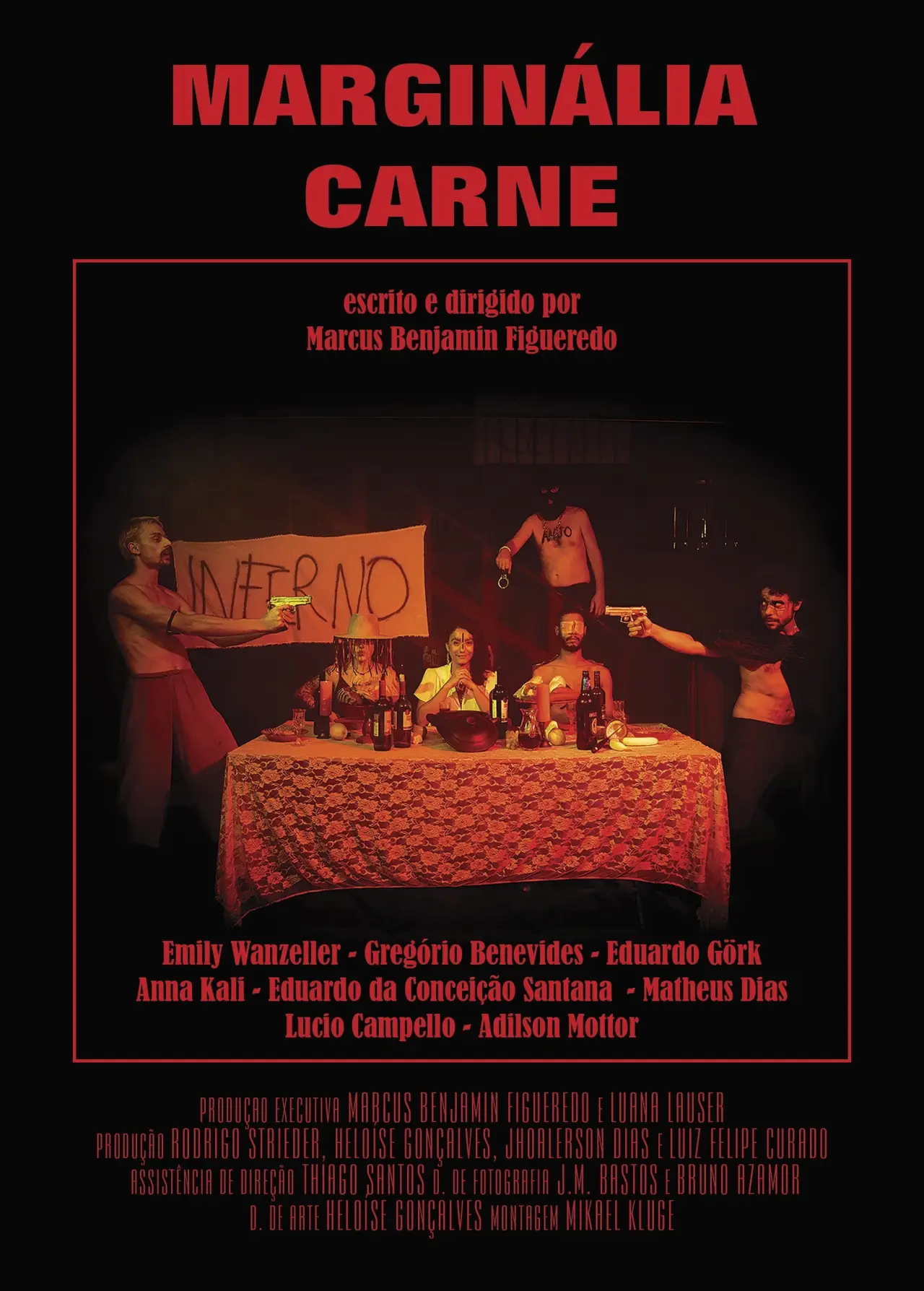 Movie poster "Marginália Carne"