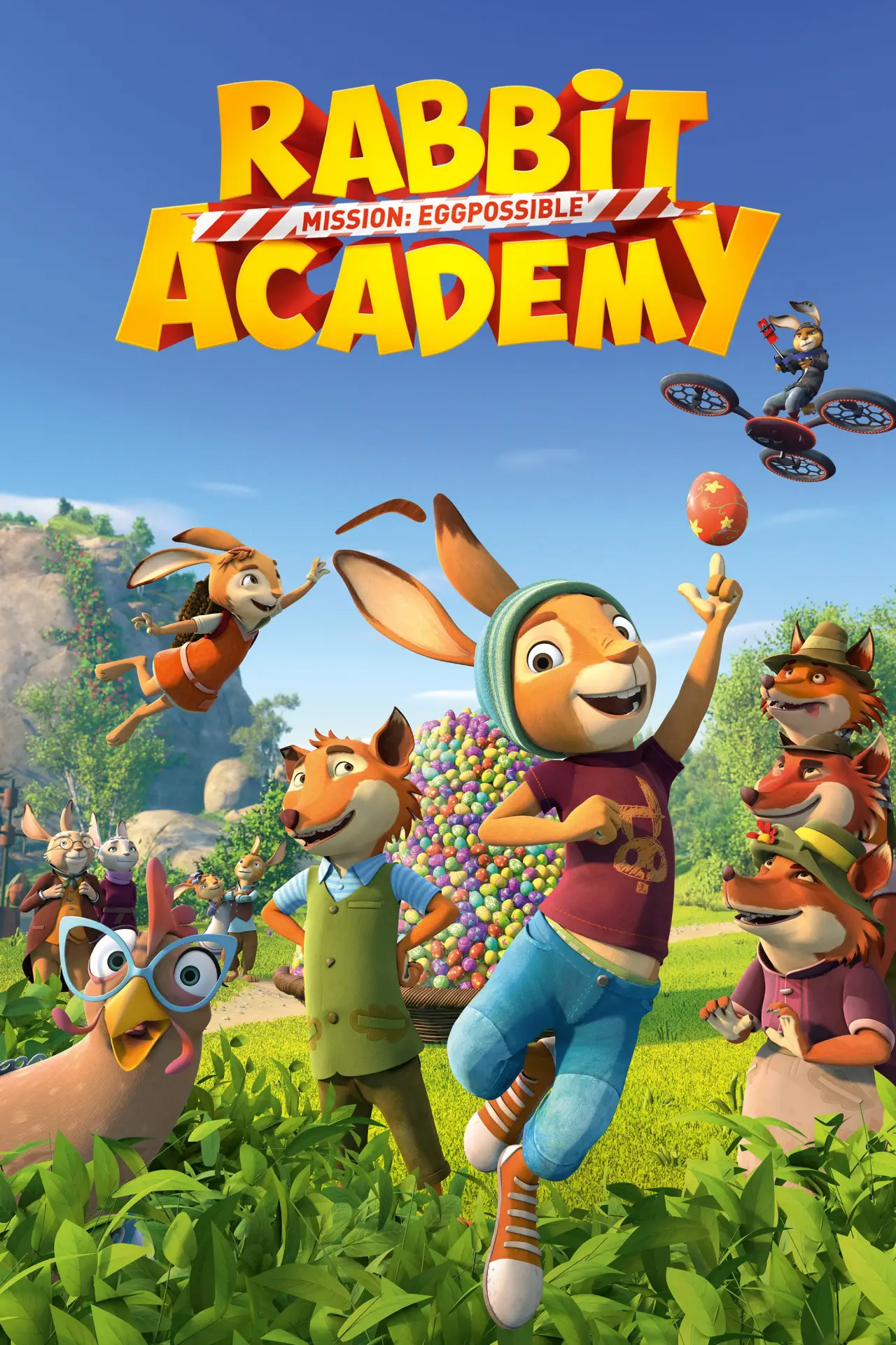 Movie poster "Rabbit Academy: Mission Eggpossible"
