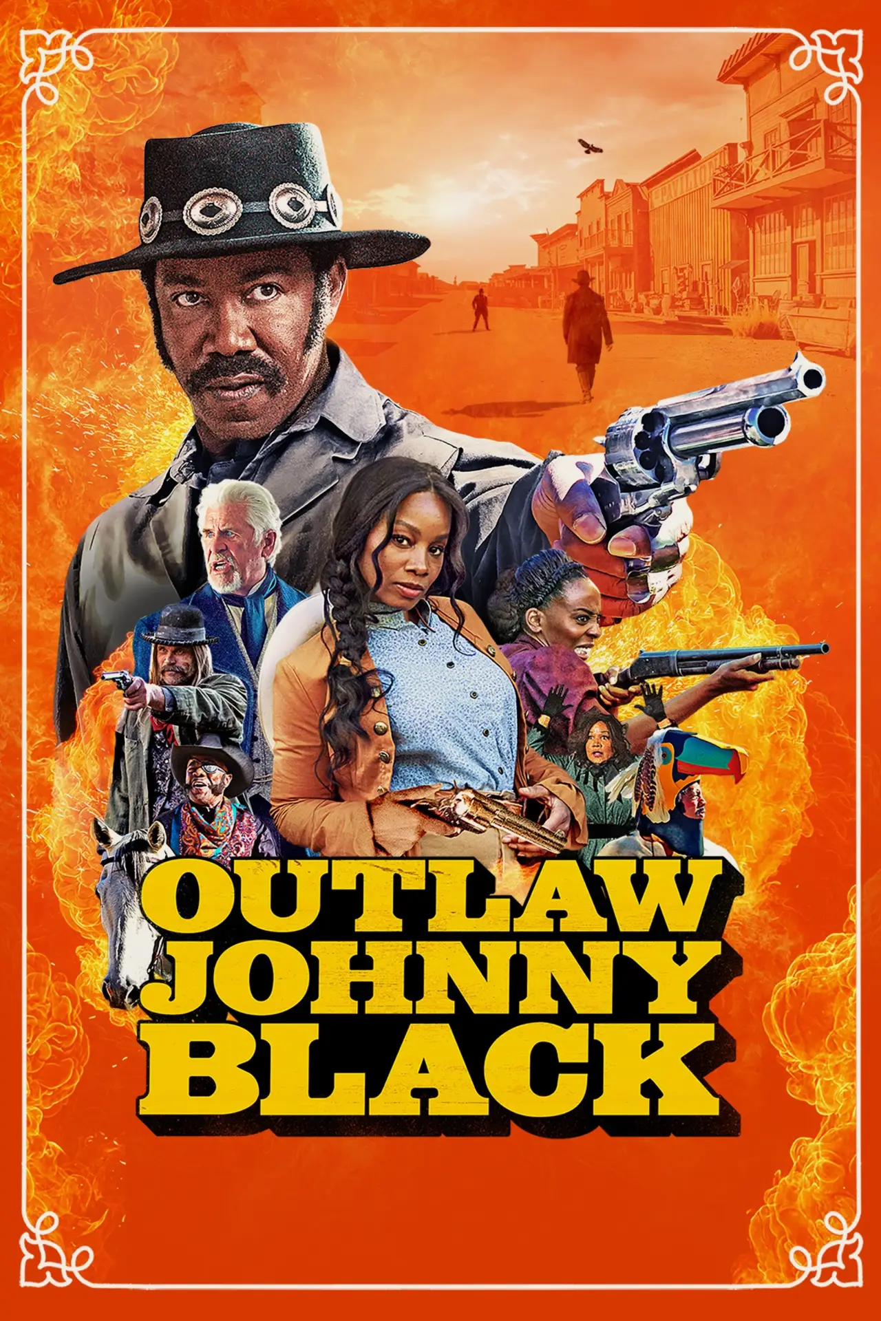 Movie poster "Outlaw Johnny Black"