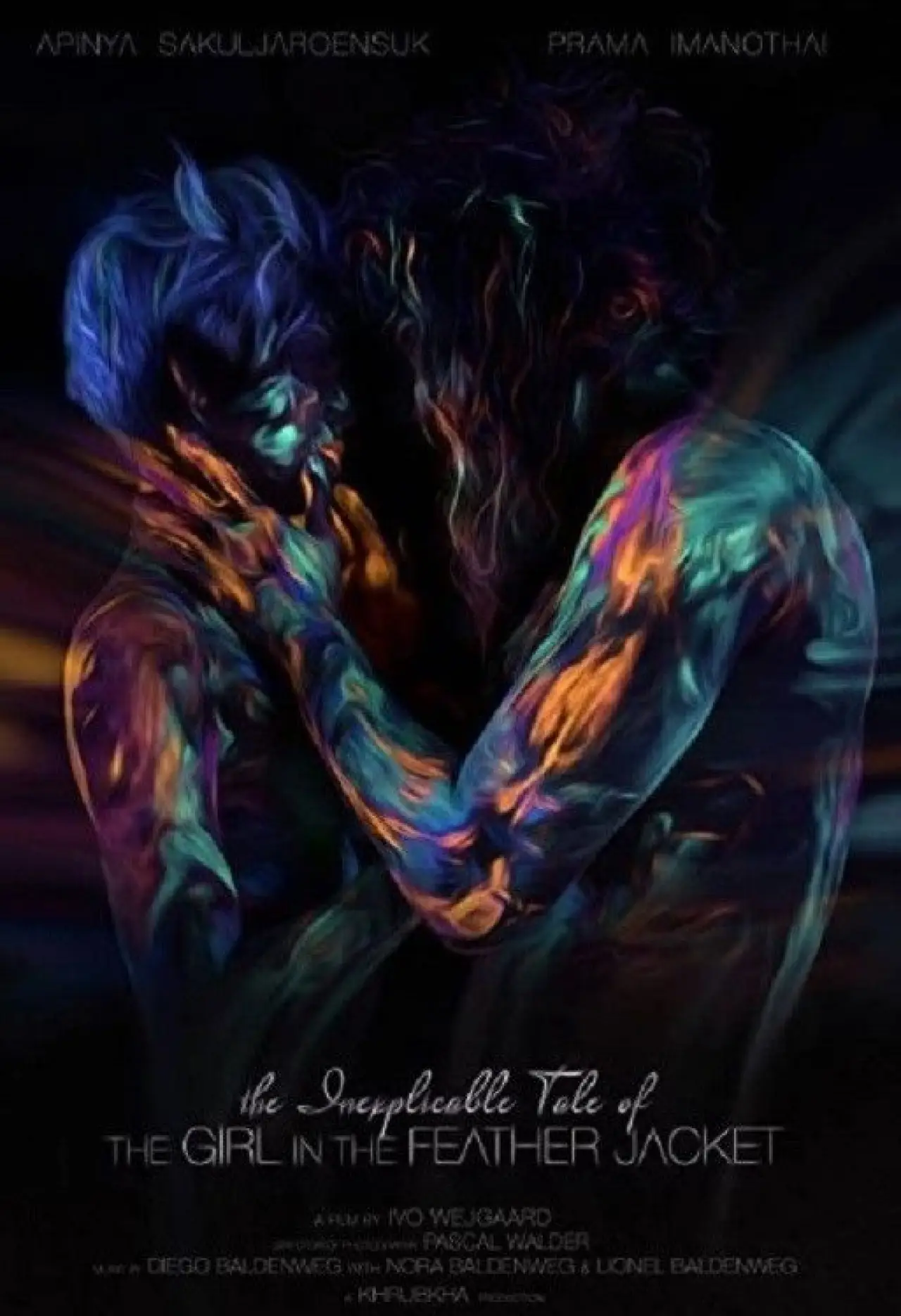 Movie poster "The Inexplicable Tale of the Girl in the Feather Jacket"