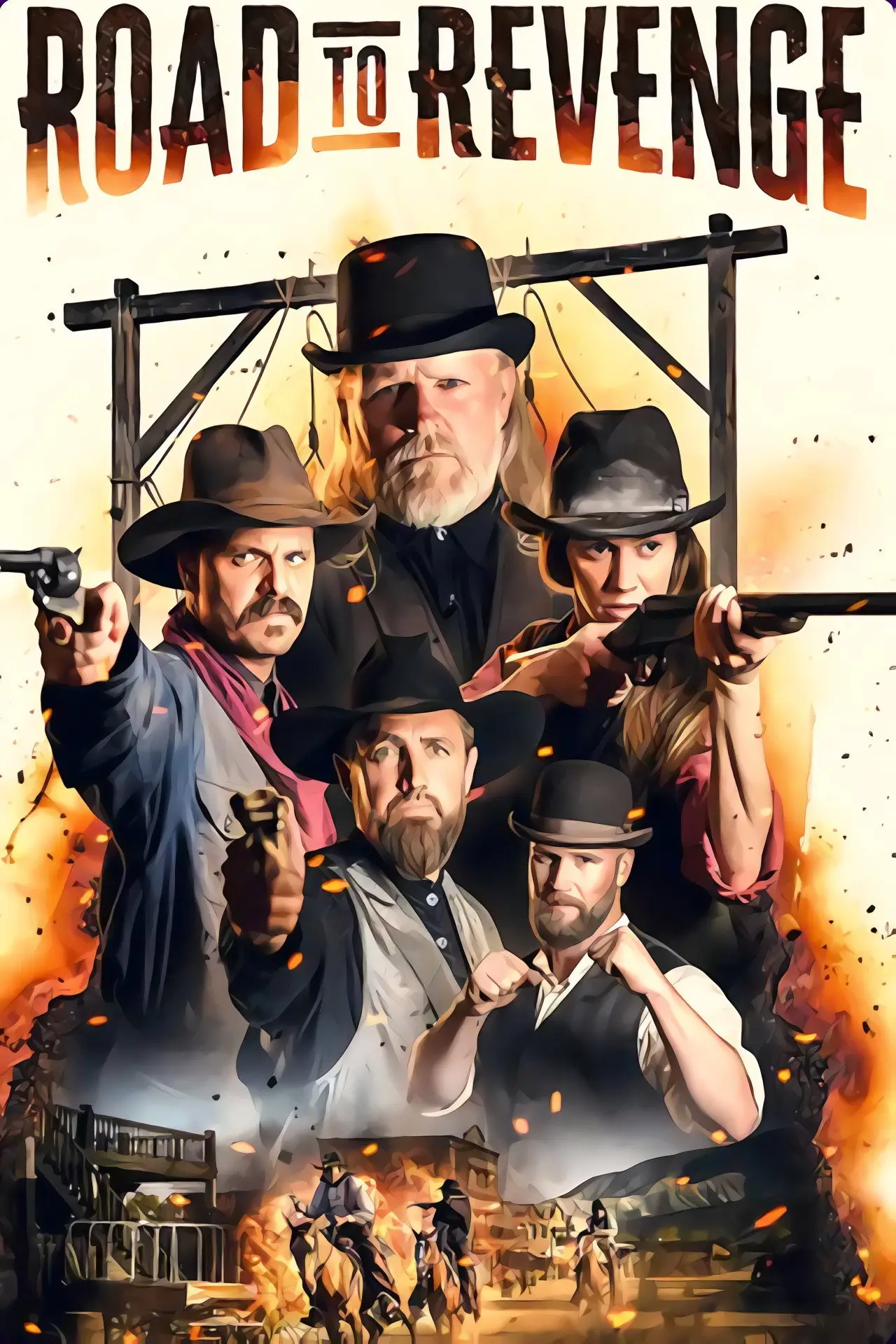 Movie poster "Road to Revenge"