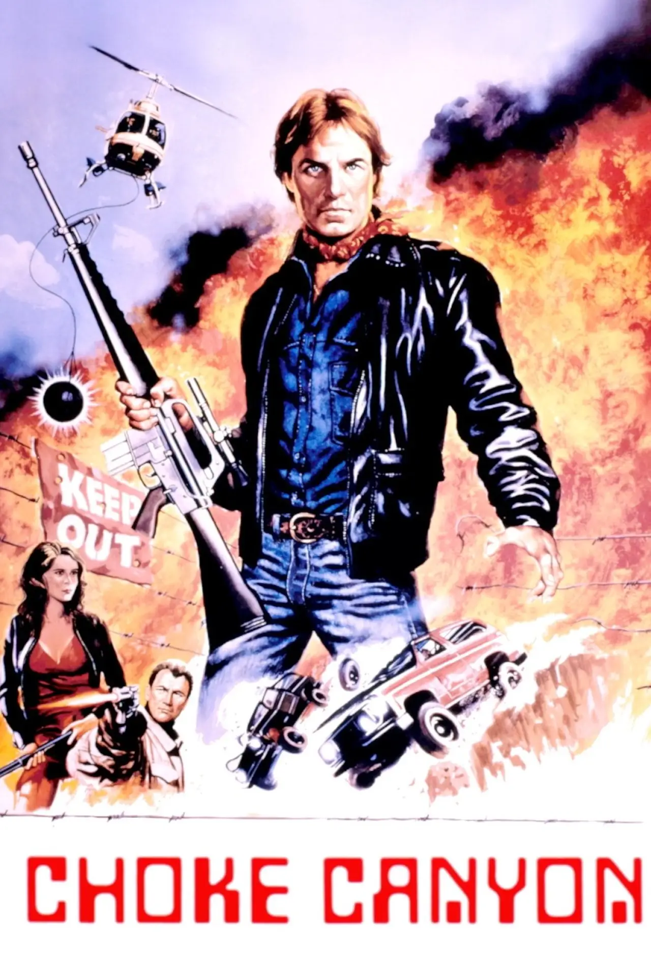 Movie poster "Choke Canyon"