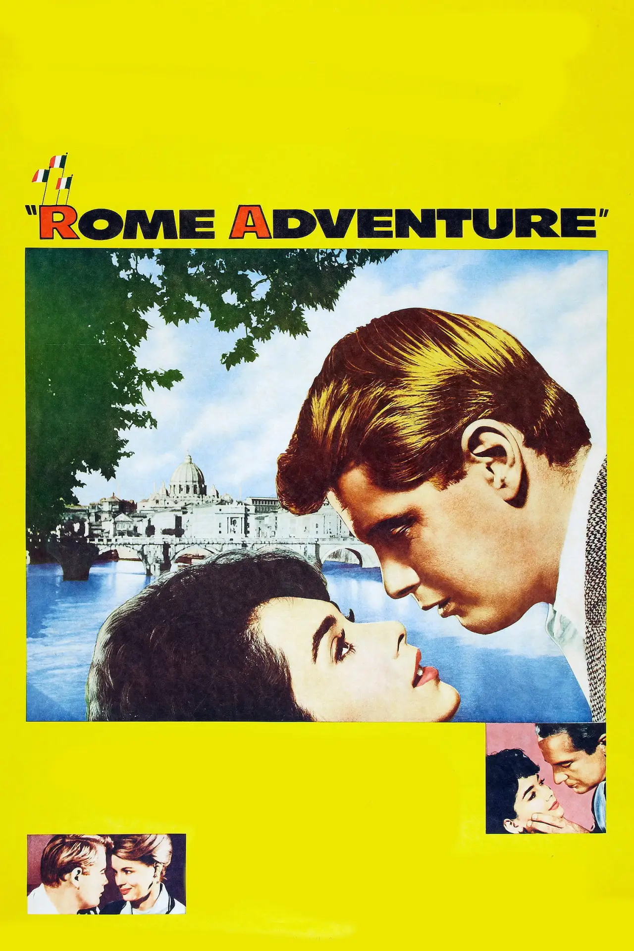 Movie poster "Rome Adventure"