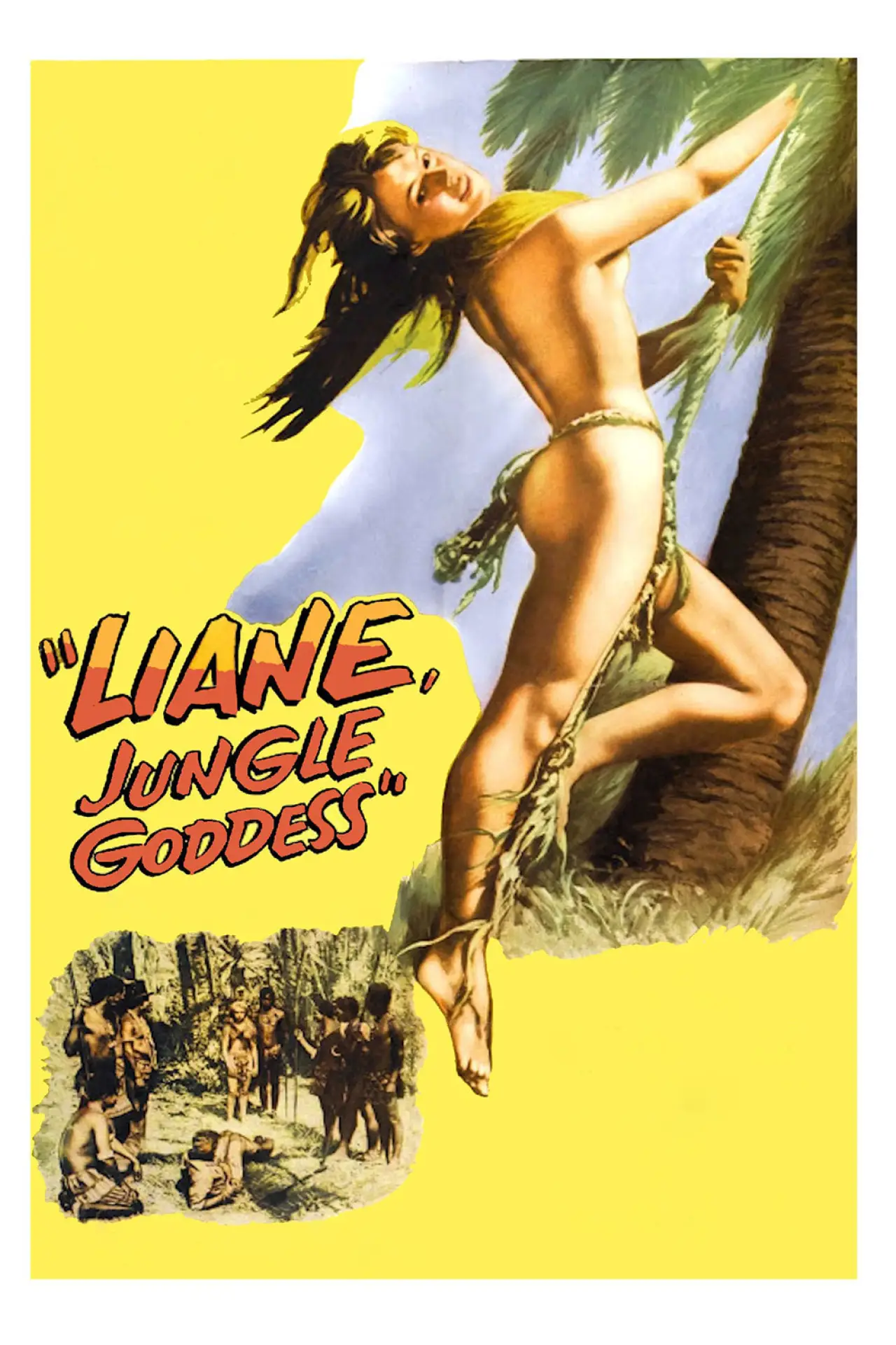 Movie poster "Liane, Jungle Goddess"