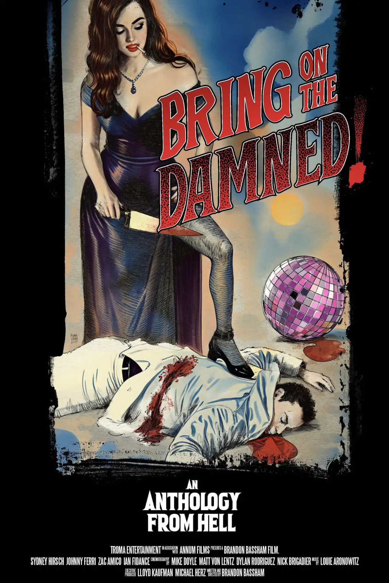 Movie poster "Bring on the Damned!"