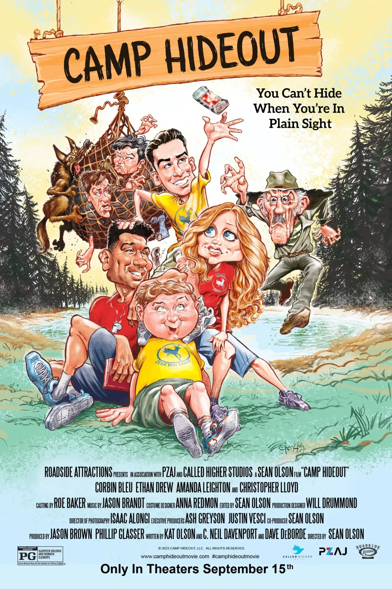 Movie poster "Camp Hideout"
