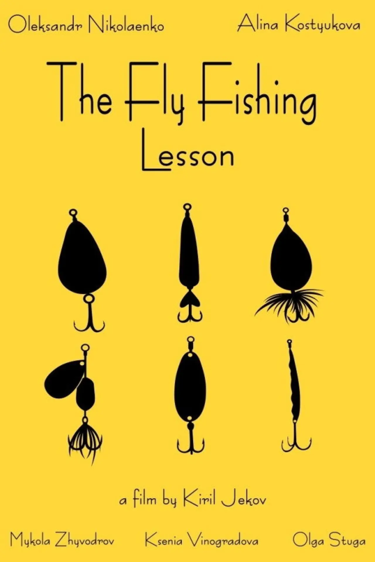 Movie poster "The Fly Fishing Lesson"